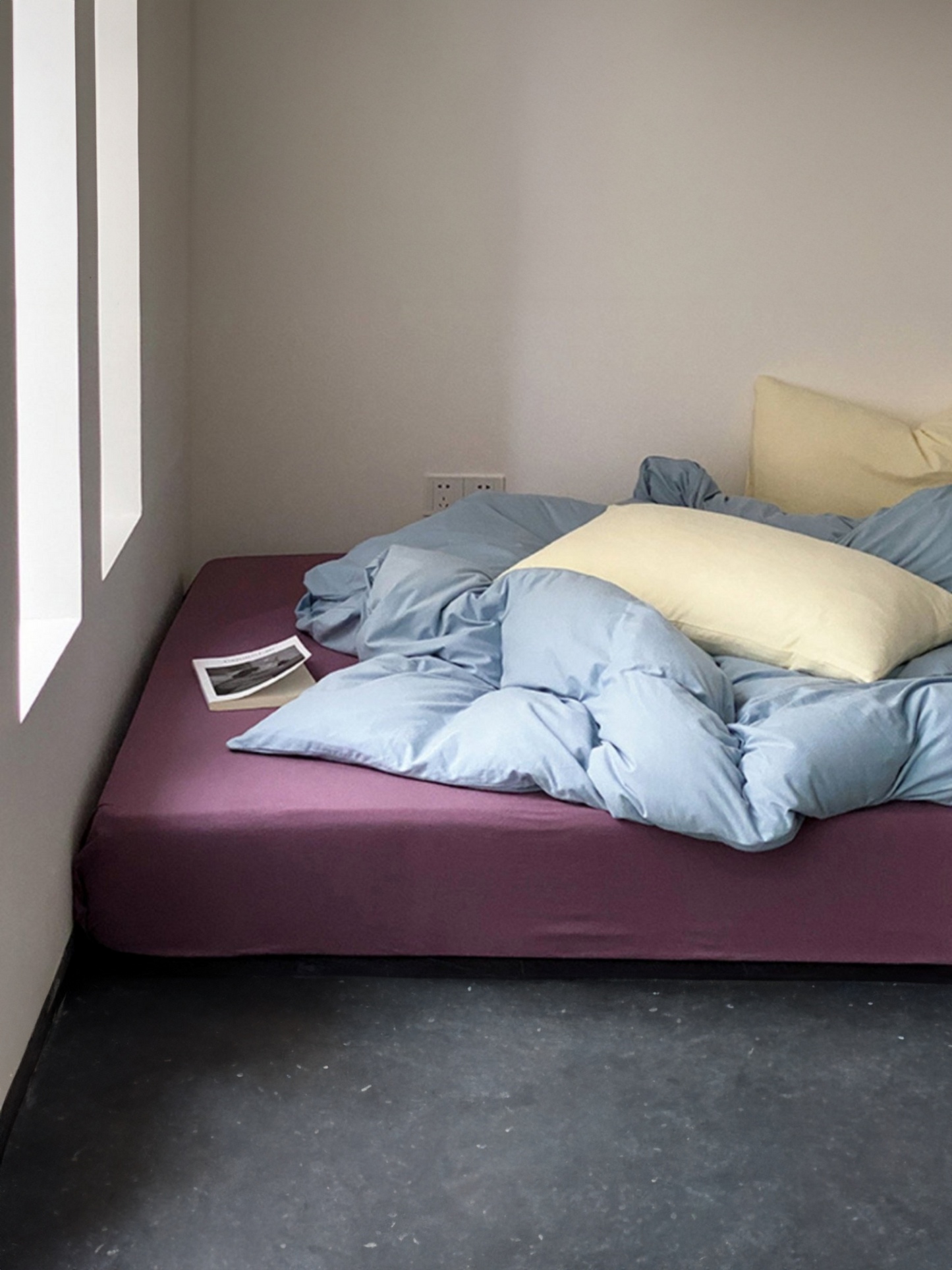 Peach Oolong Harmony Cotton Bedding Set