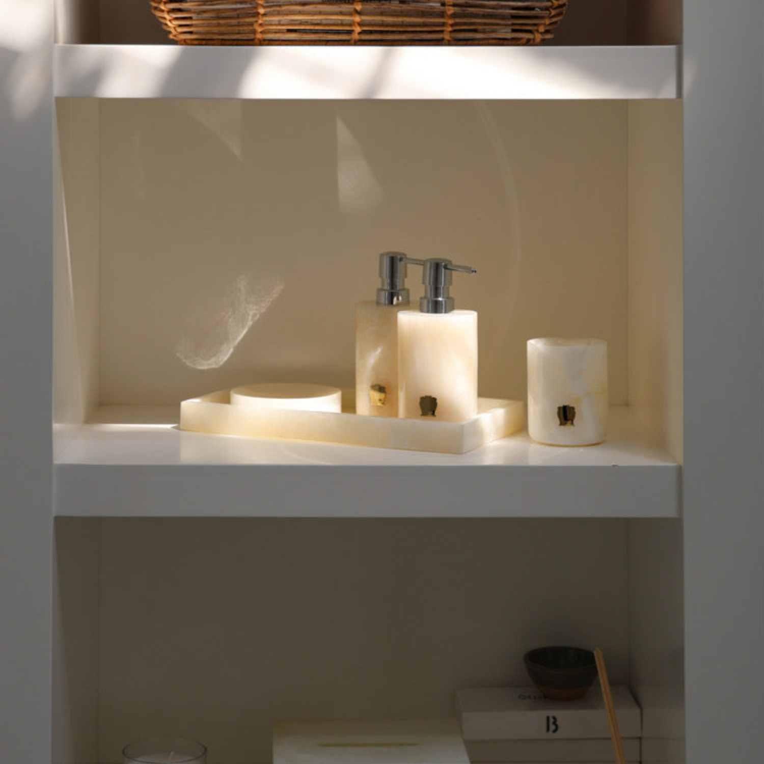 White Jade Marble Bathroom Storage – FancyAdd