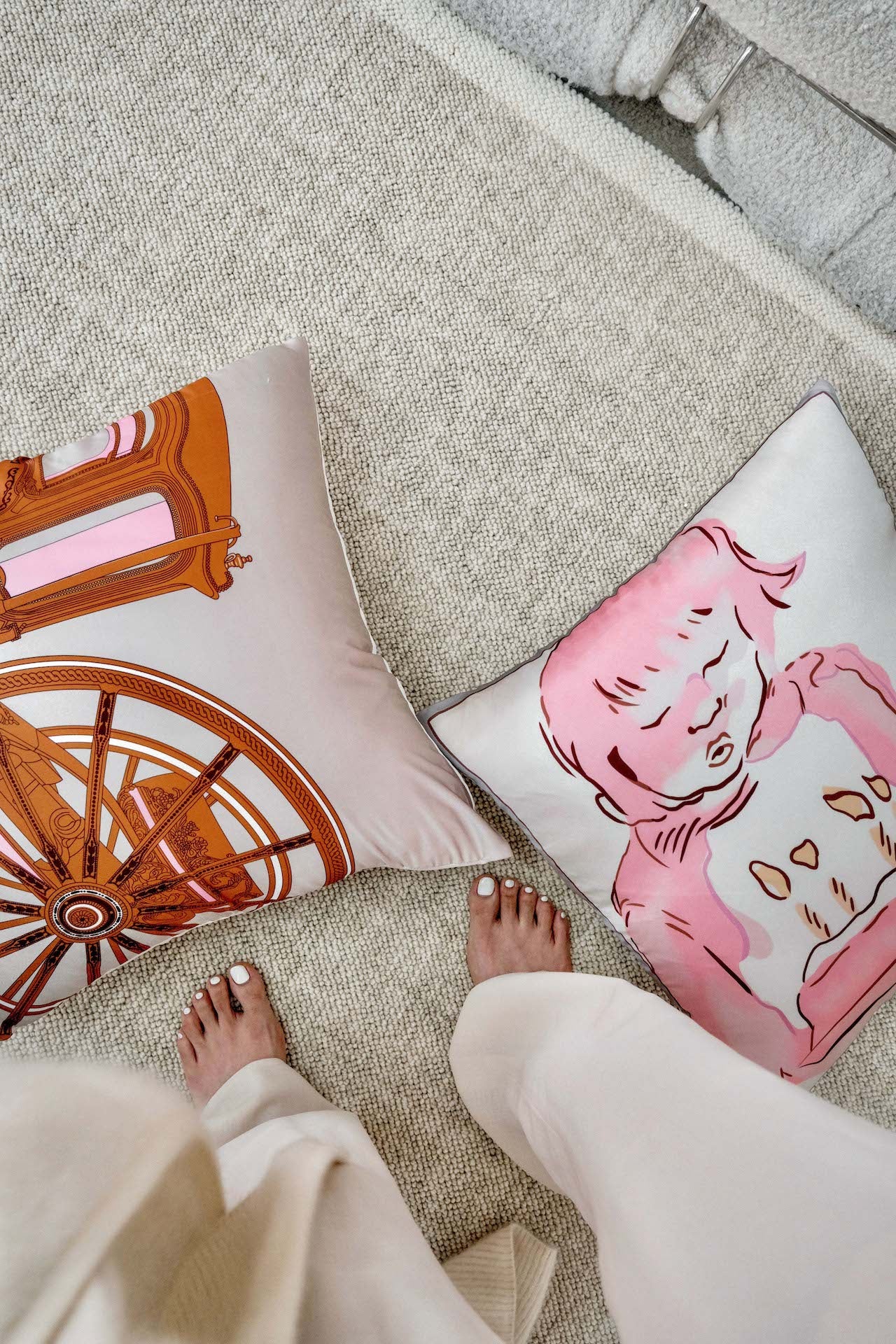 Nordic Minimalist Pure Wool Area Rug