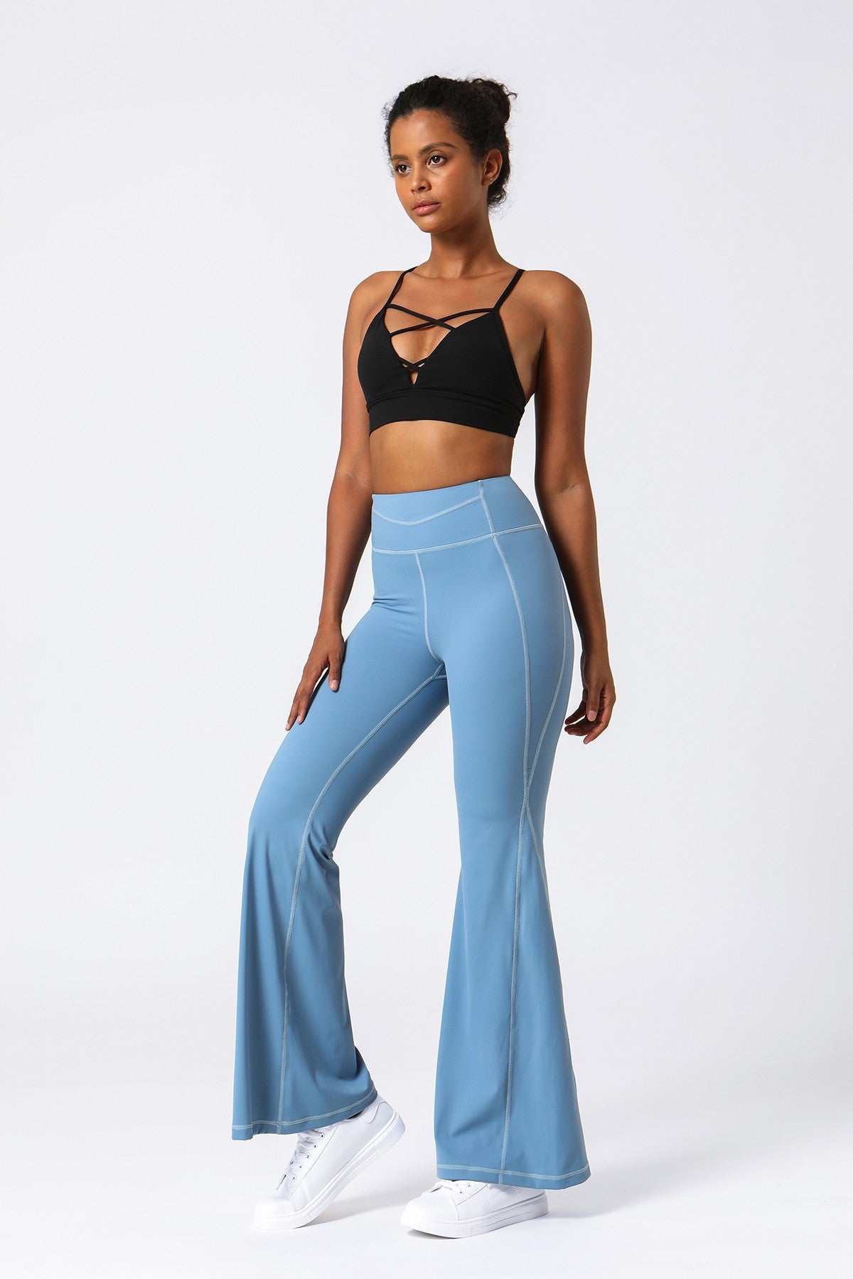 High Waist Tummy Control Flare Pants