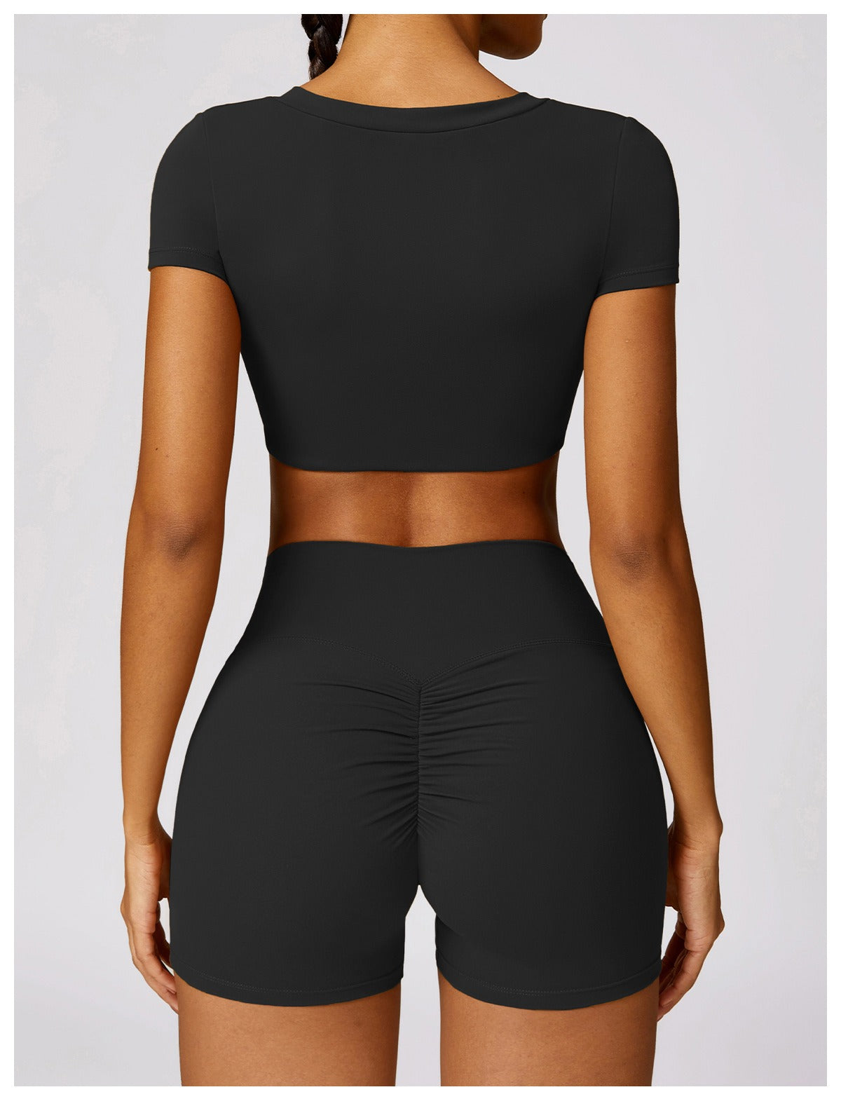 Carrie Crop Top & Shorts Set