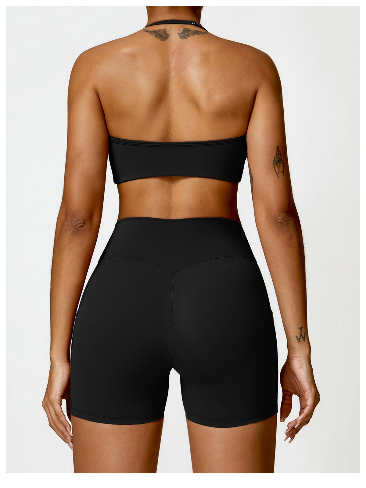 더블 트위스트 탑 & 쇼츠 세트