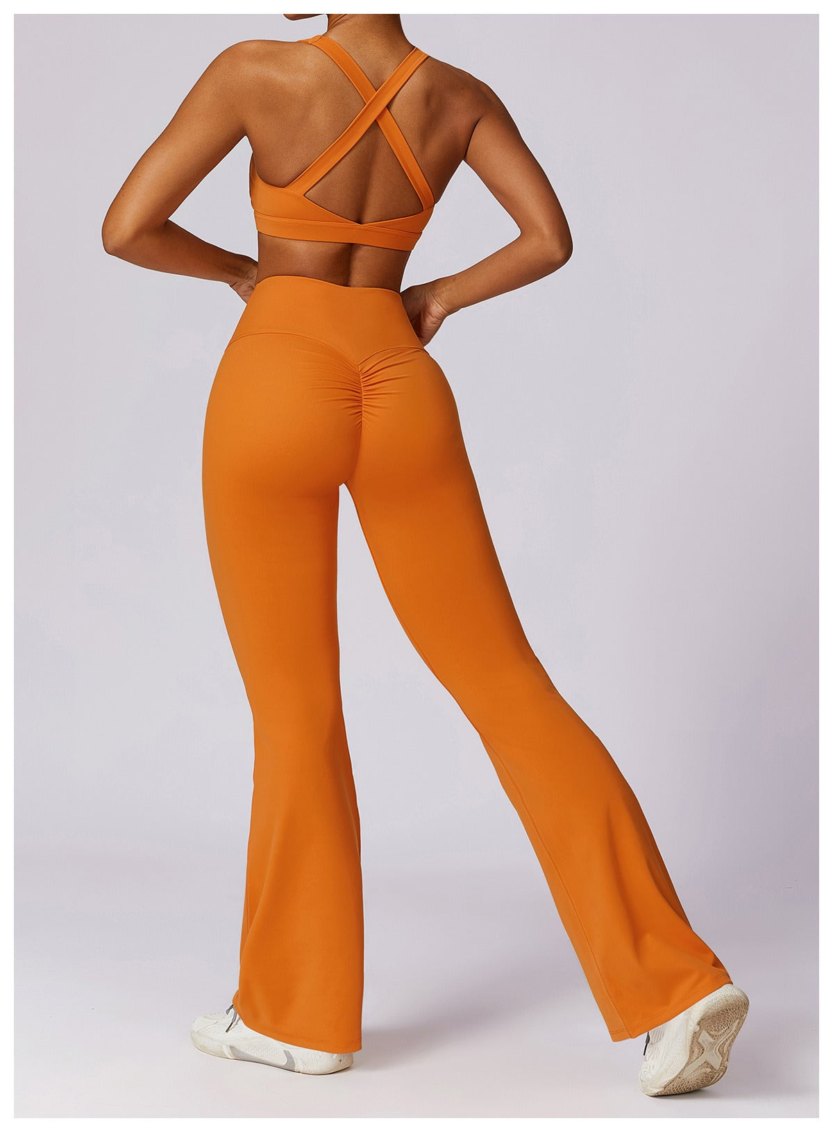 Eileen 스컬프트 탑 & 플레어 세트