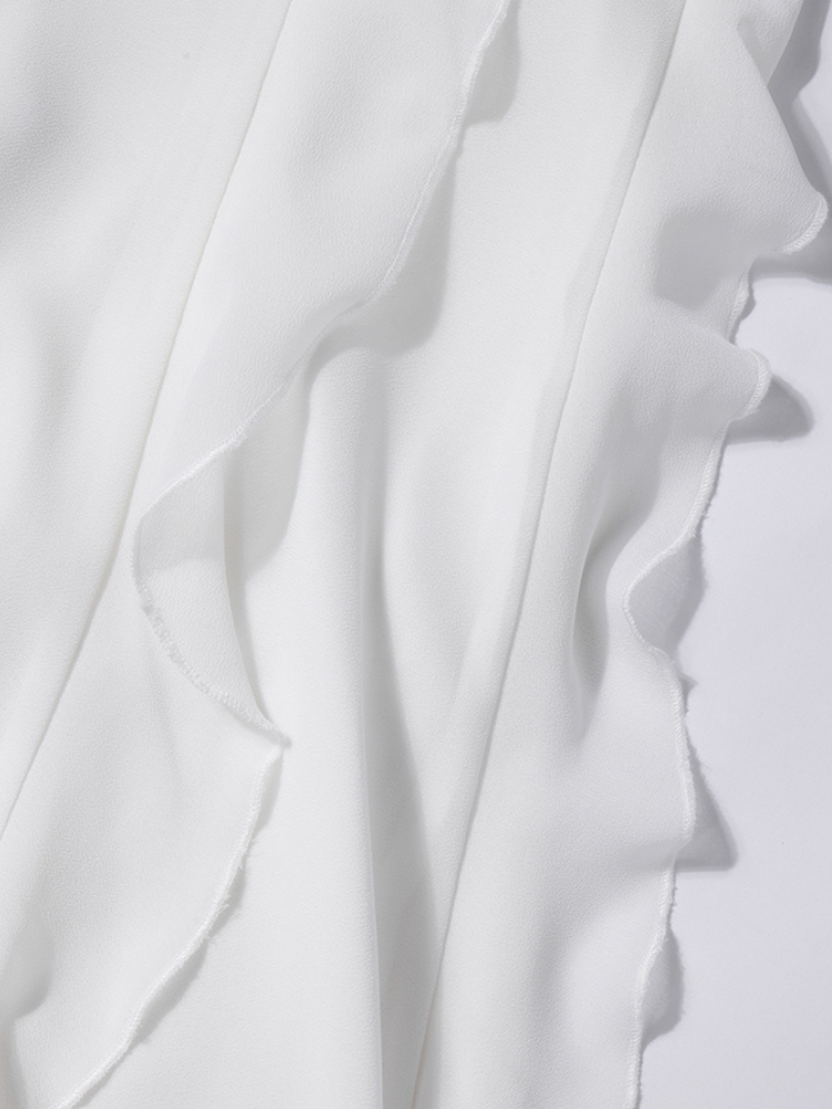 로맨틱 러플 홀터 드레스