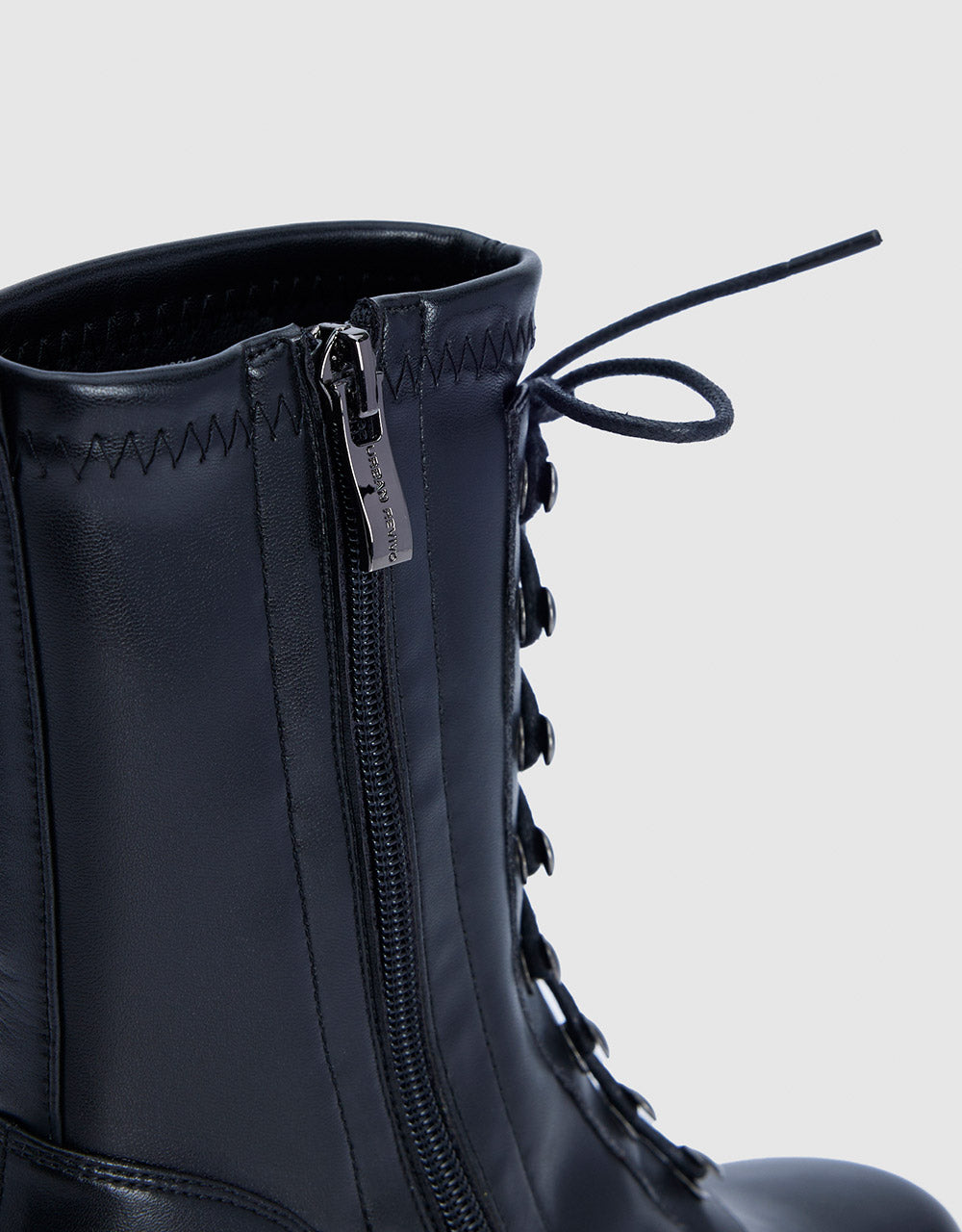 Lace Up Heeled Boots