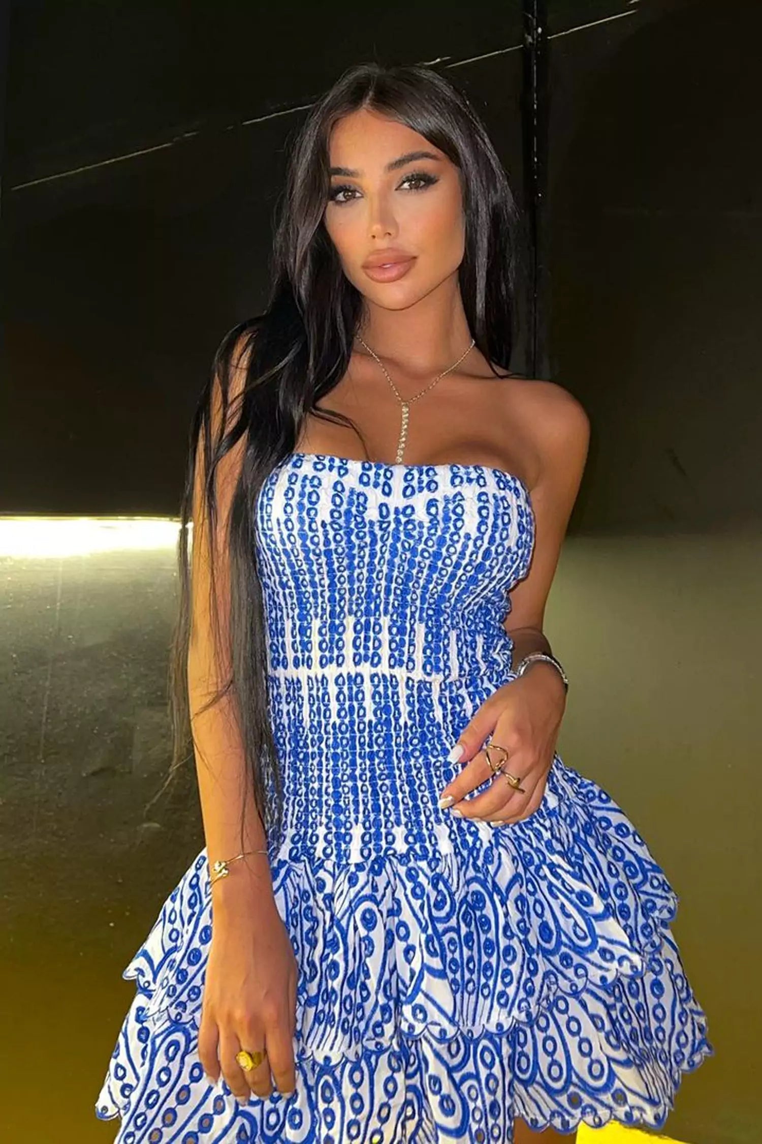 knee length dresses for ladies Miramare Ruched Mini Dress Rosemary – ROAR CLOTHING PTY LIMITED main image 0