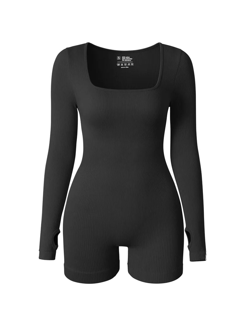 Snatched Long Sleeve Romper