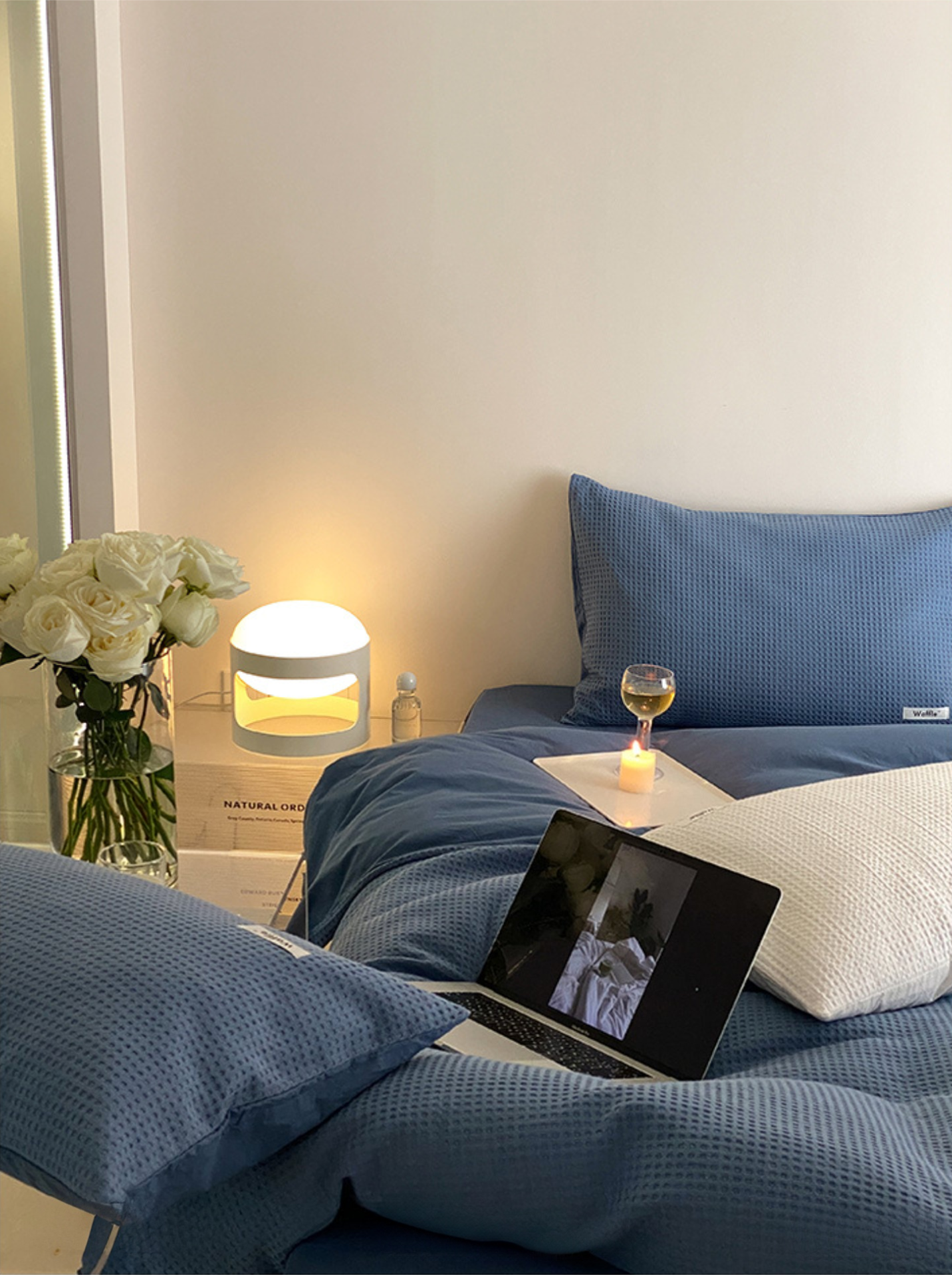 Brooklyn Verdant Waffle Cotton Set