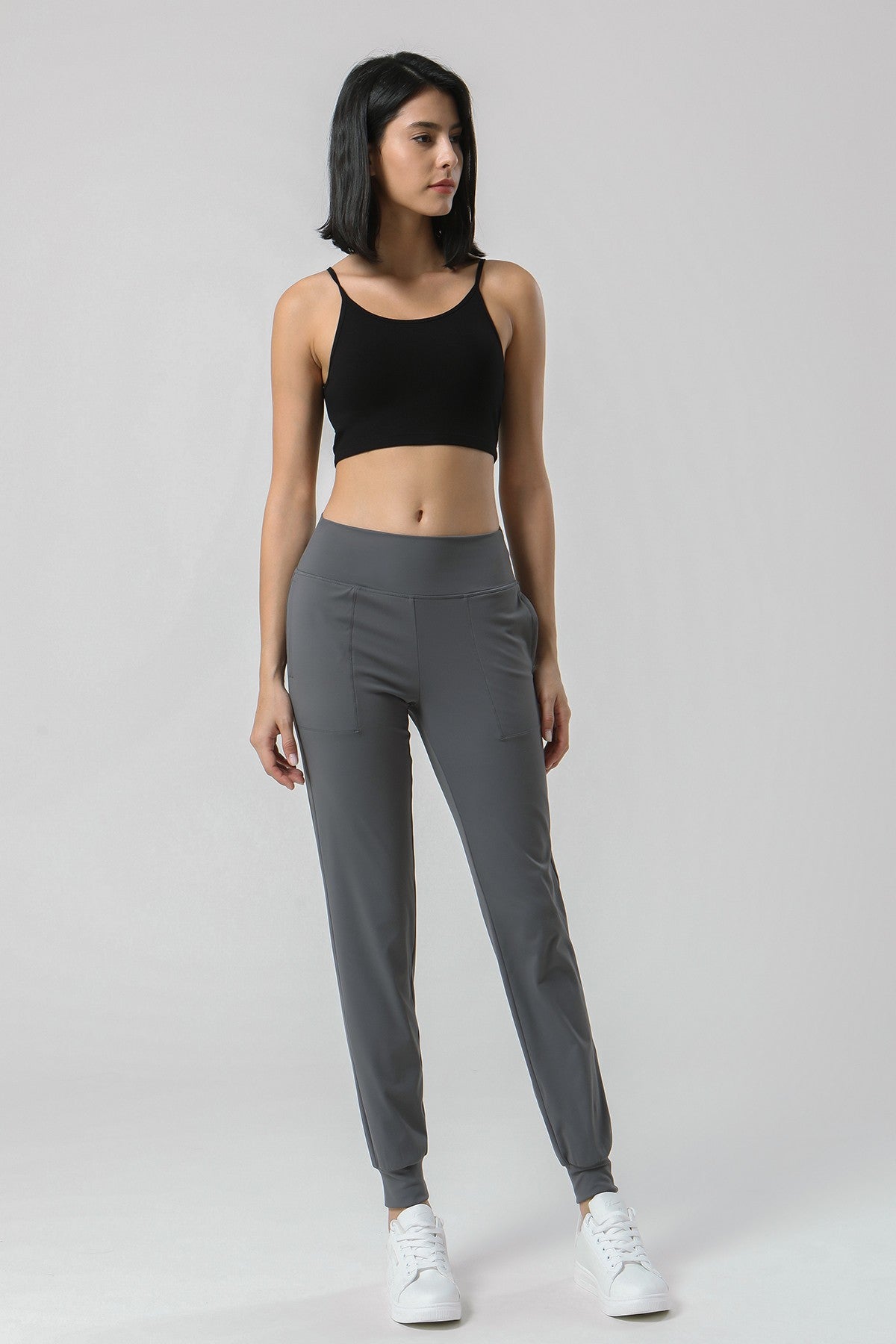 하이웨이스트 테이퍼드 조거팬츠