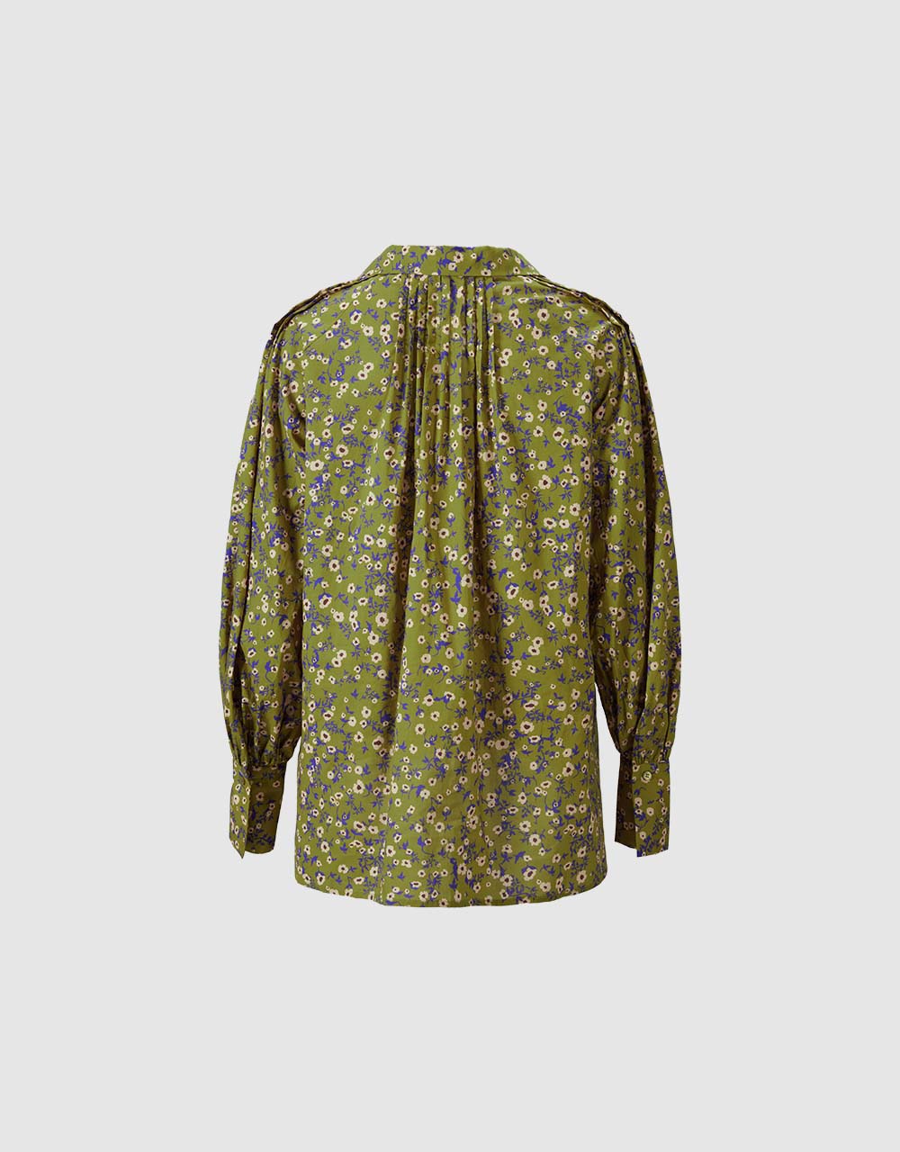 Floral Tie Front Blouse