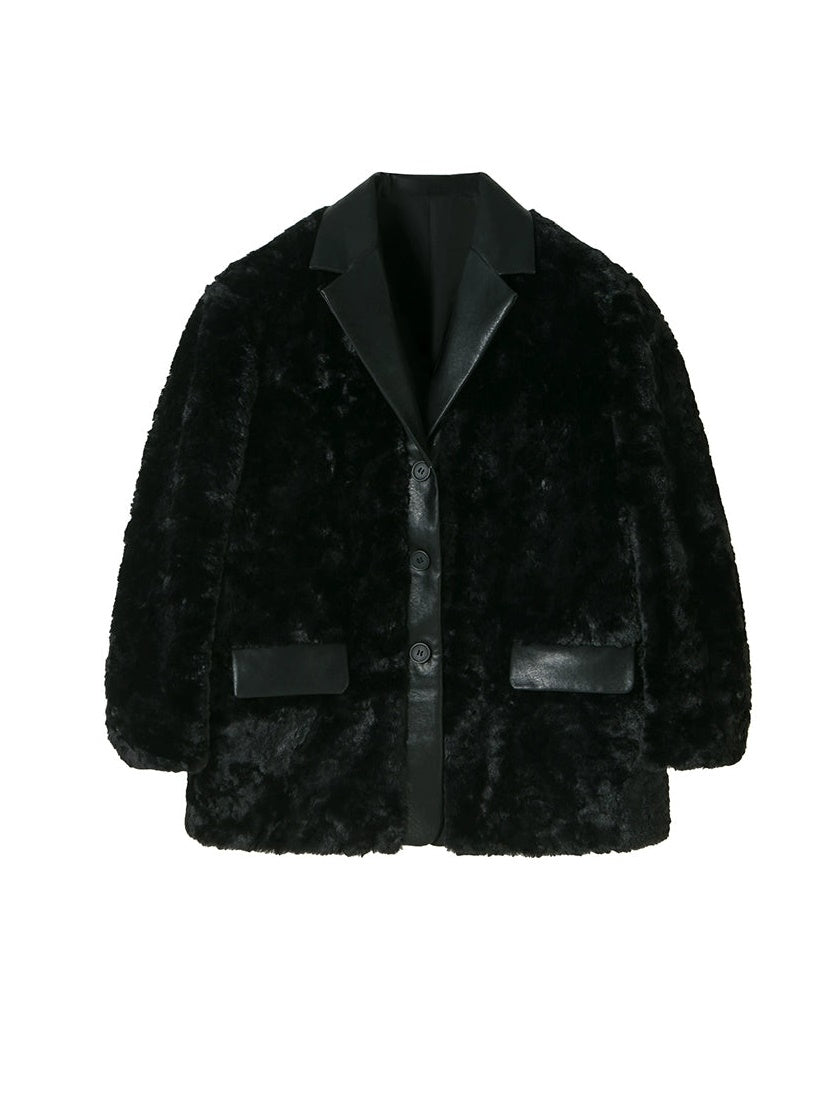 다른 소재 스위칭 재킷