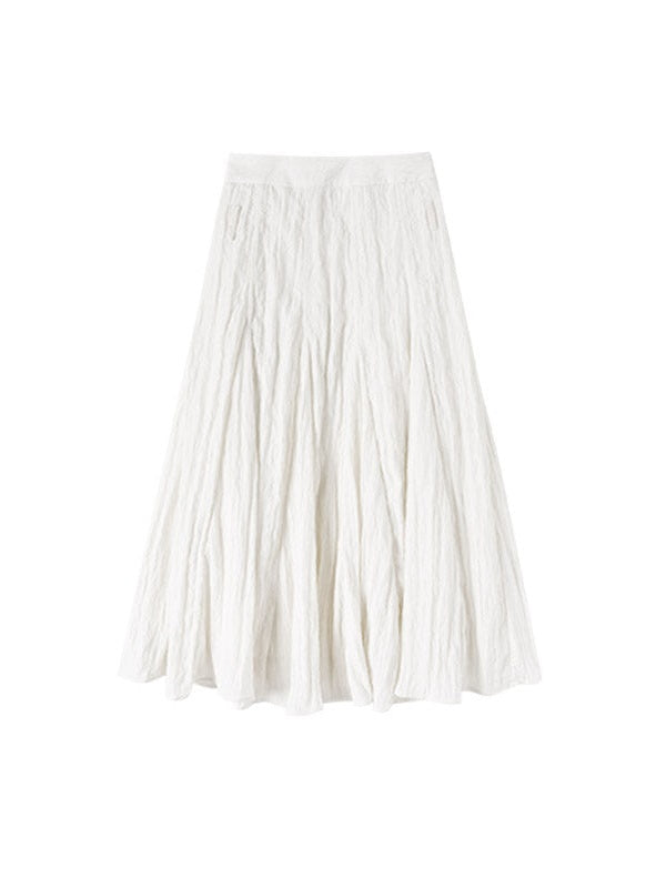 ローズフレンチVネックマイクロウエストシャーリングシャツ&スカート