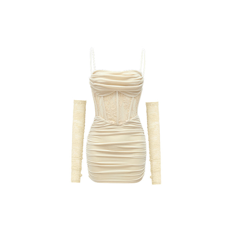 Mermaid Strap Long Velvet Bodycon Dress