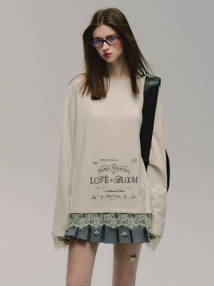 라인스톤 컬리지 플리츠 스커트