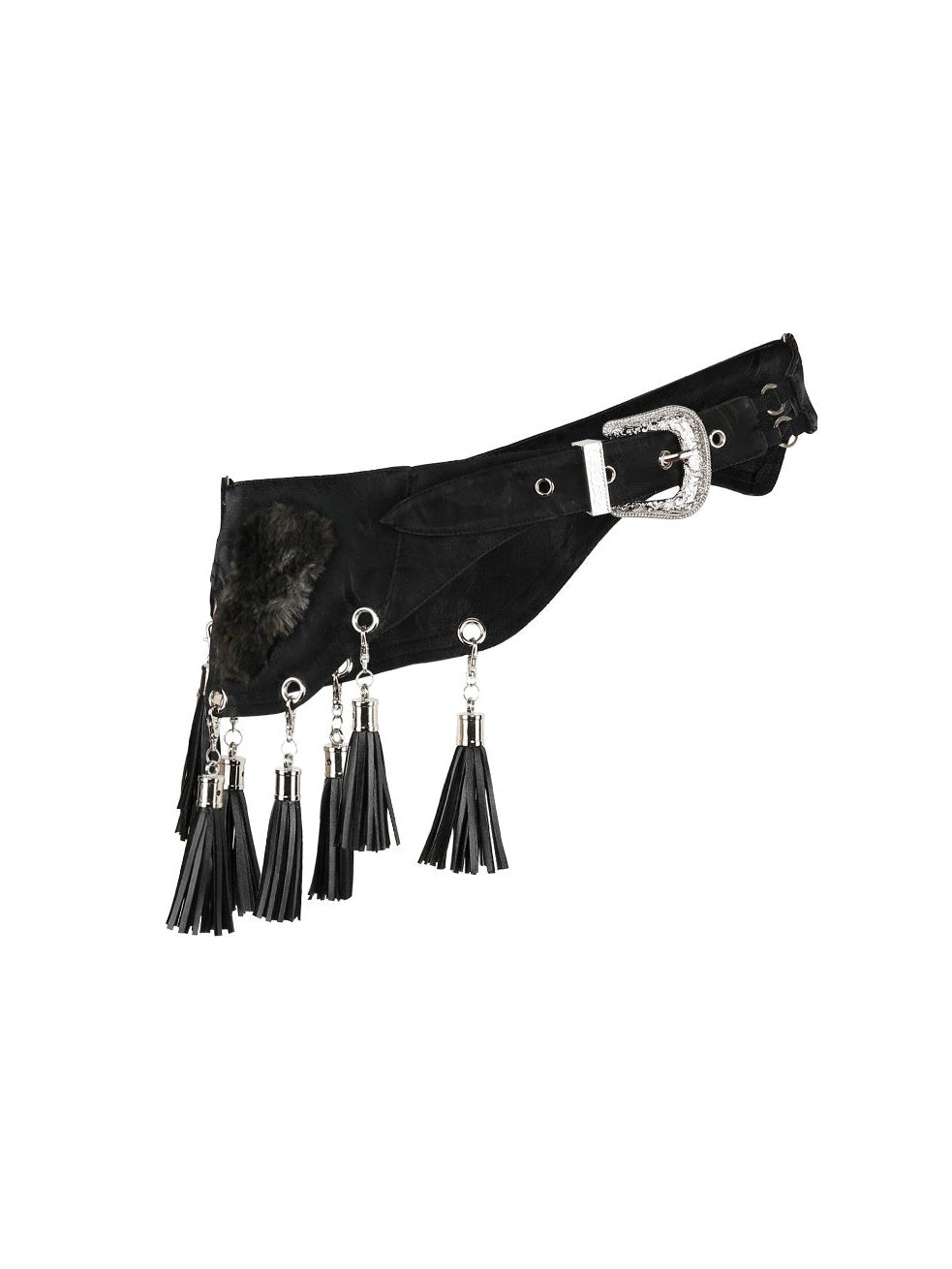 Graffiti Printed Plaid Loose Jacket & Pleated Culottes & Vest & Belt