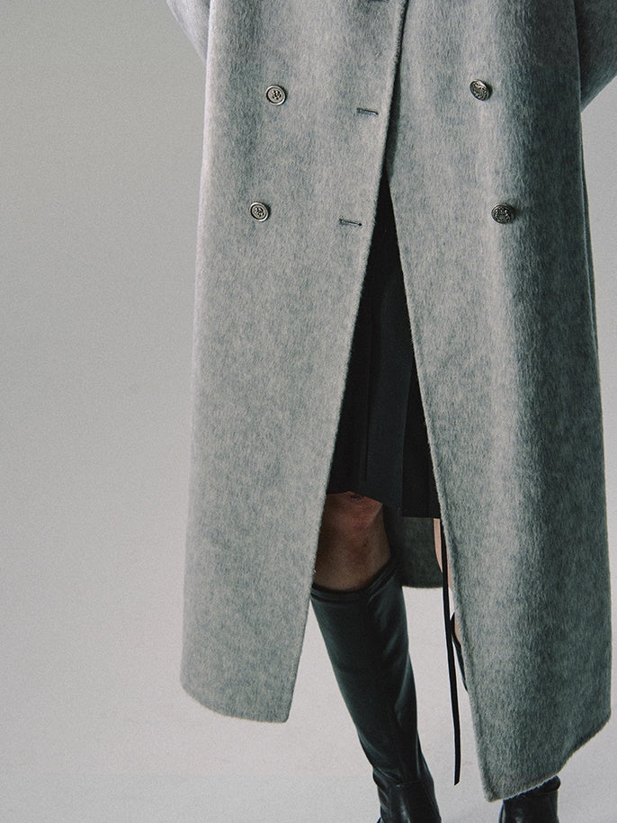 Large Collar Loose Long Coat