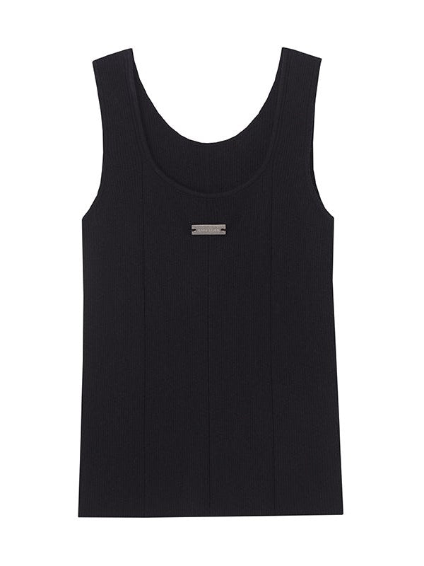 シンプルニットベスト