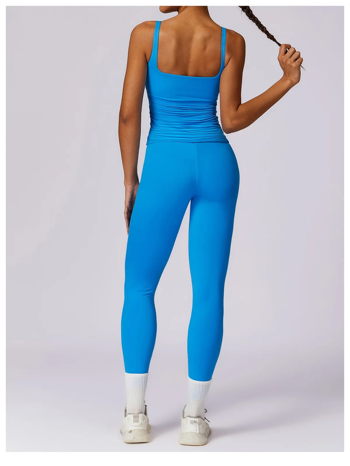 세컨드스킨 탱크탑&레깅스 세트