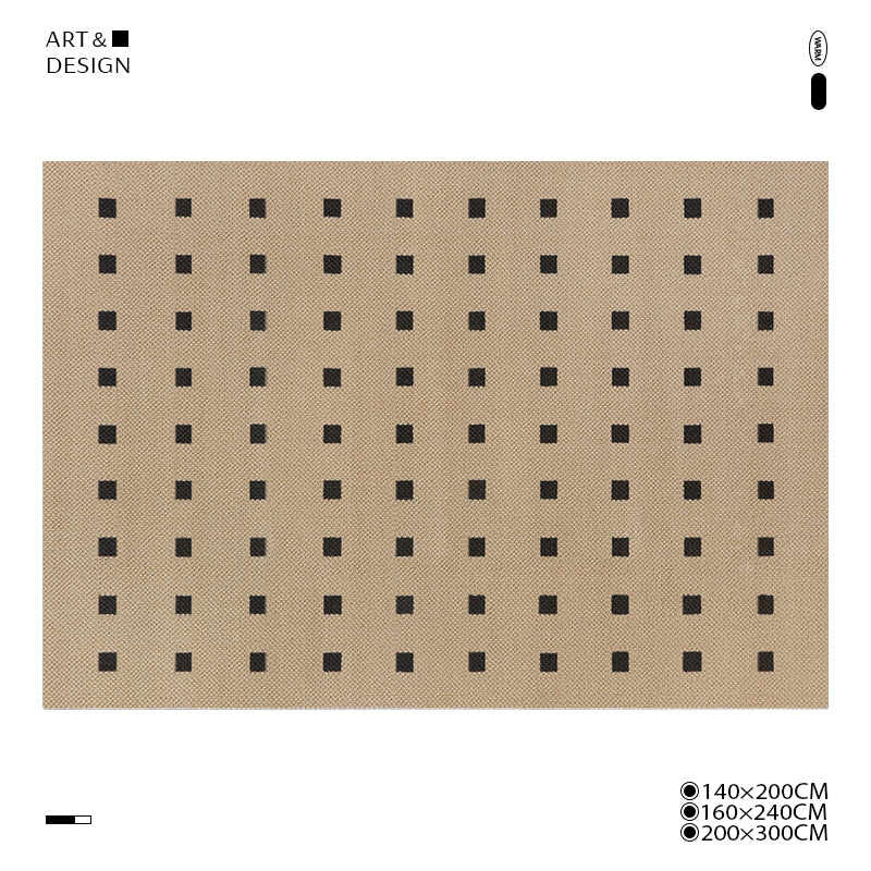 Monochrome Elegance Wool Rug