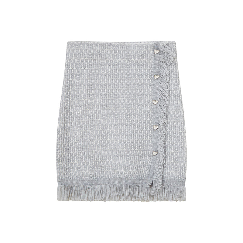 니트 클래시 재킷&캐미솔&스커트