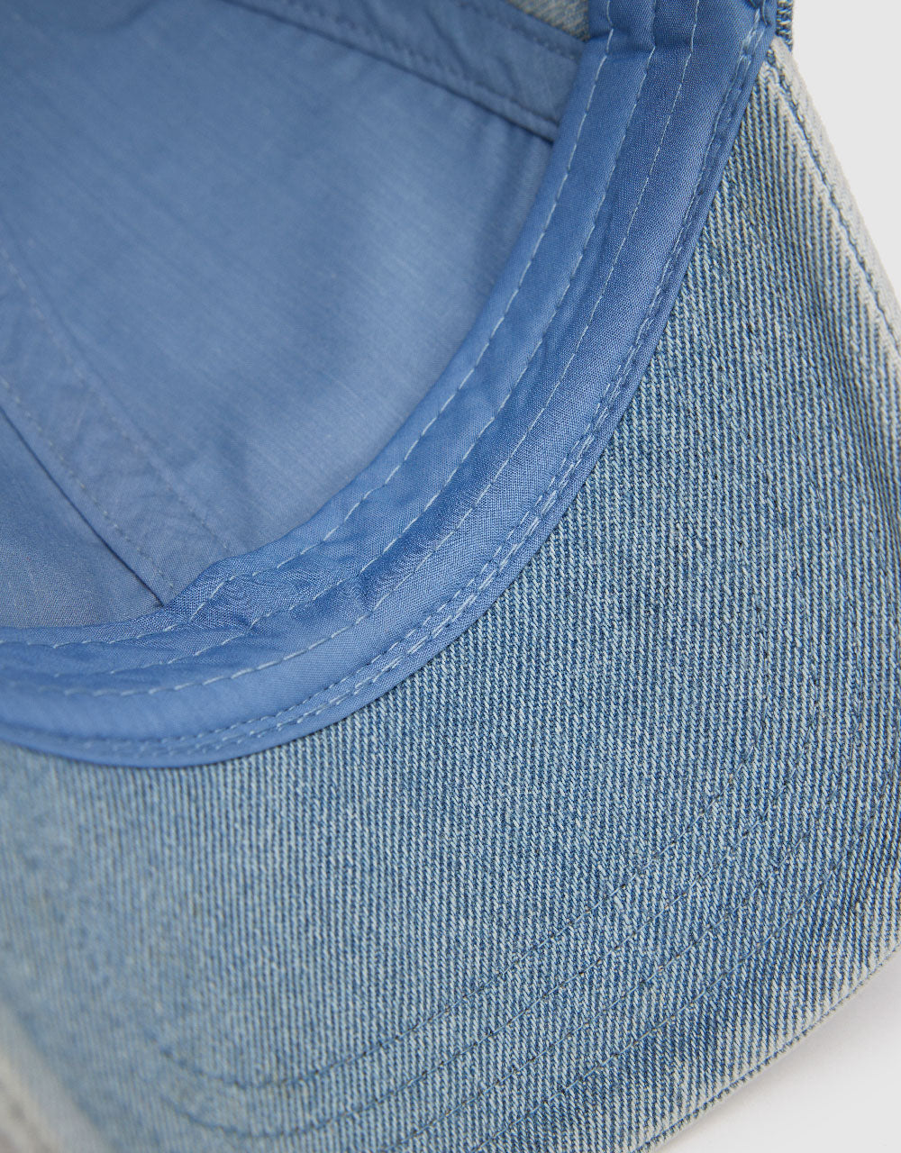 Letter Embroidered Denim Baseball Cap