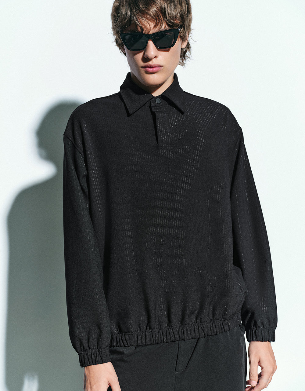 Drop Shoulder Sleeve Straight Overhead Shirt