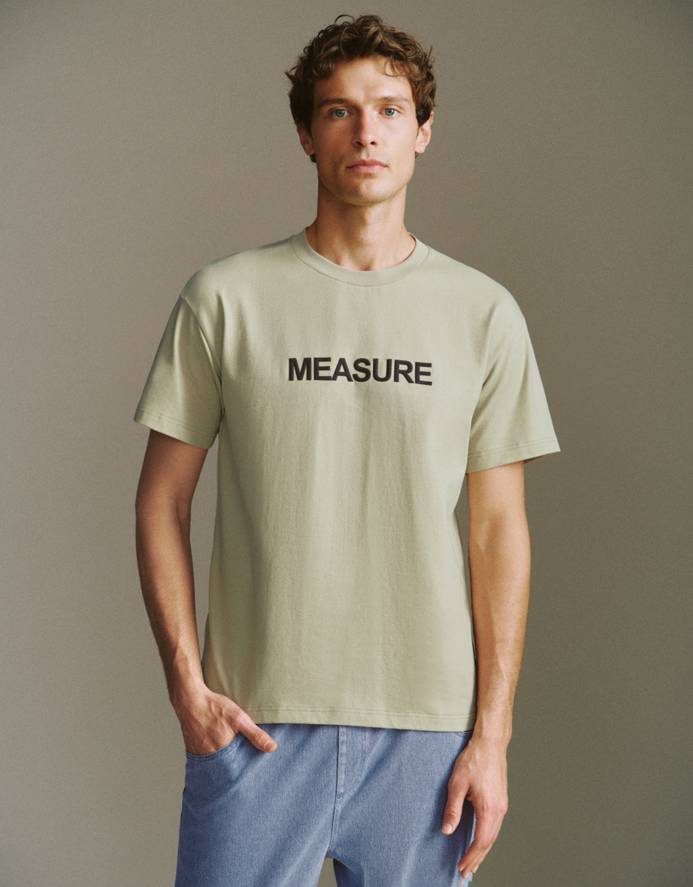 Letter Printed Straight T-Shirt