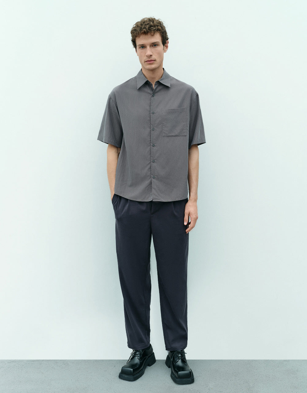 Loose Straight Pants