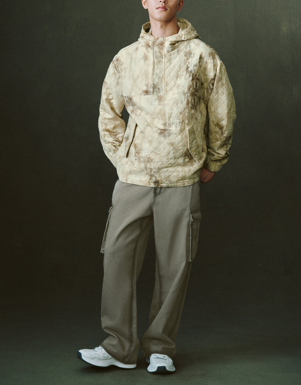 Raglan Sleeve Oversized Overhead Shirt