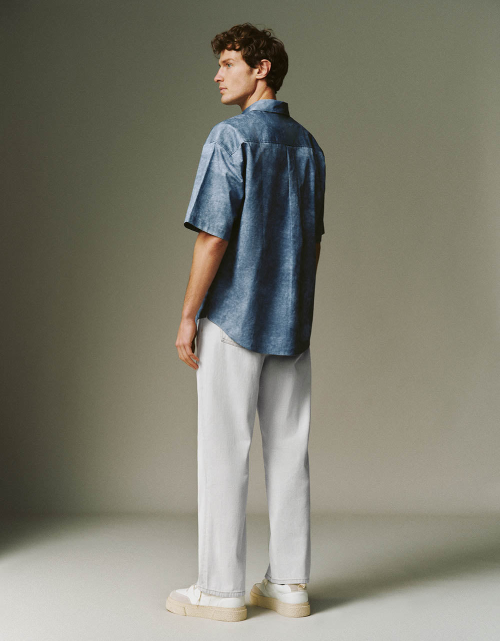 Drop Shoulder Sleeve Oversized Shirt