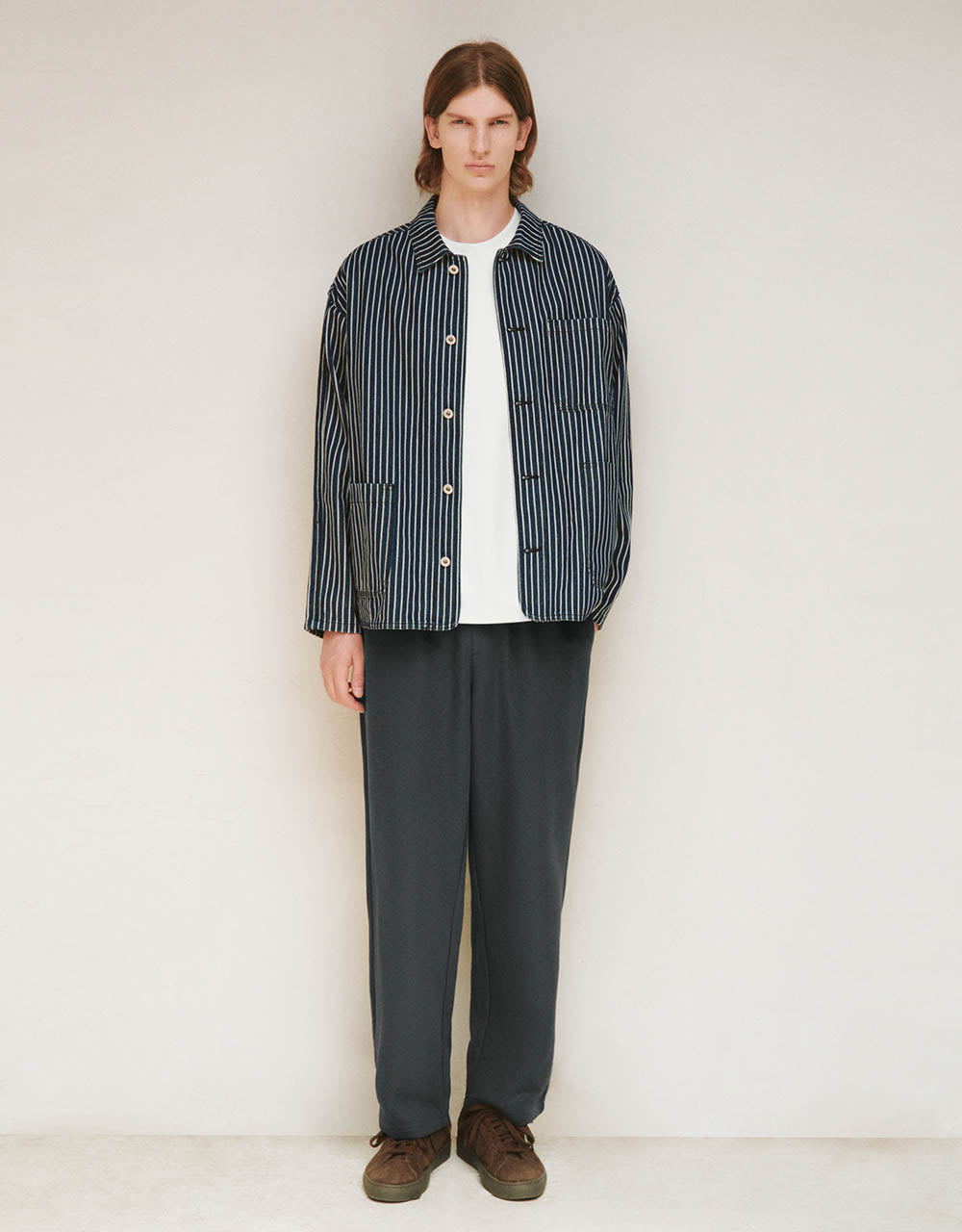 Striped Denim Jacket