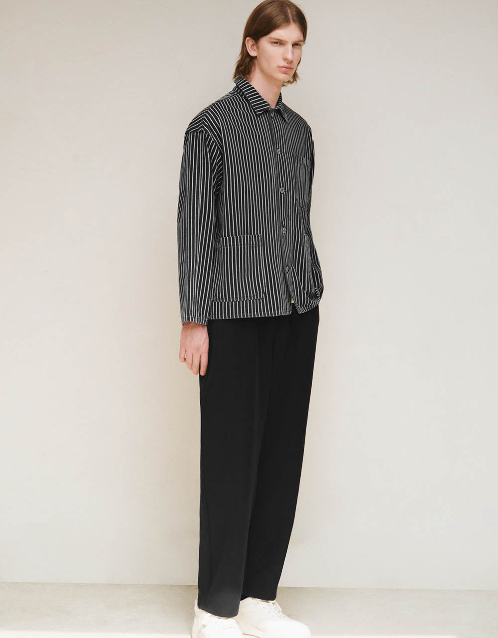 Striped Denim Jacket