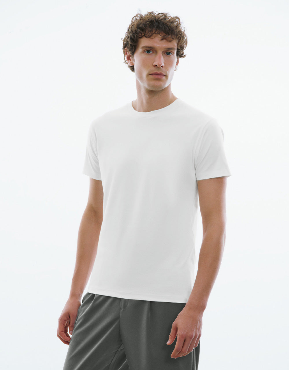 Crew Neck Straight T-Shirt