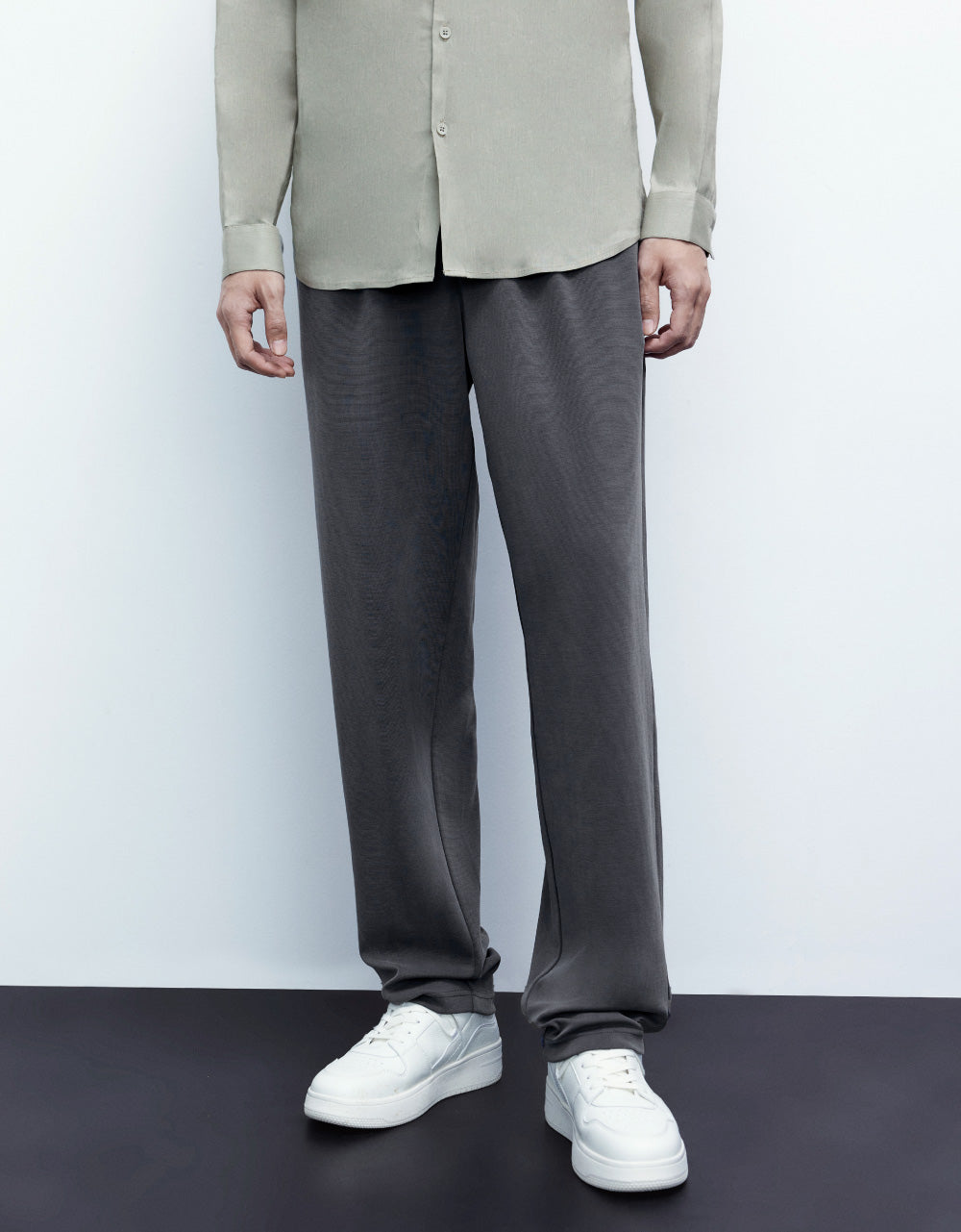 Knitted Straight Pants