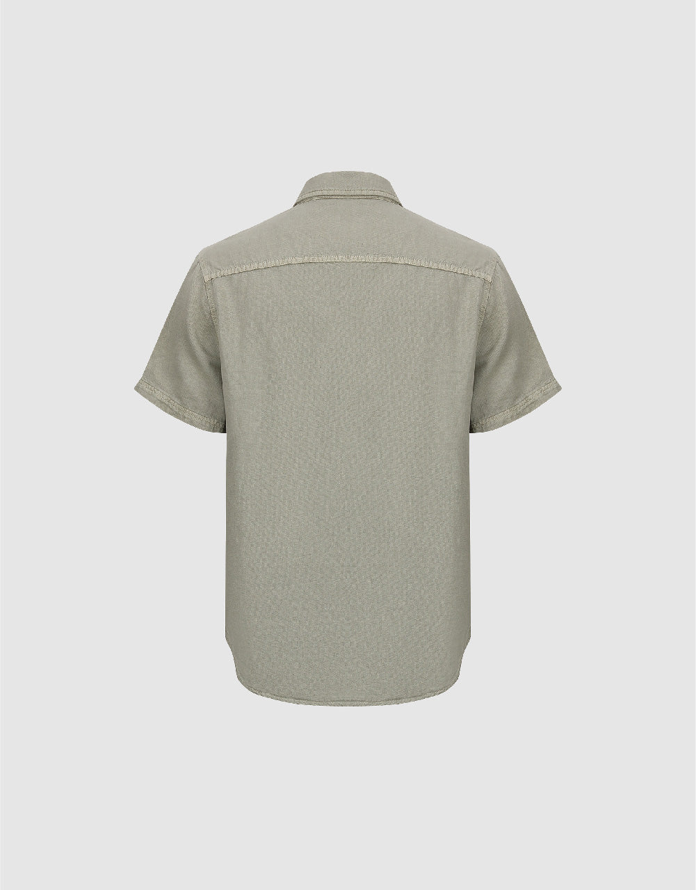 Button Up Loose Denim Shirt