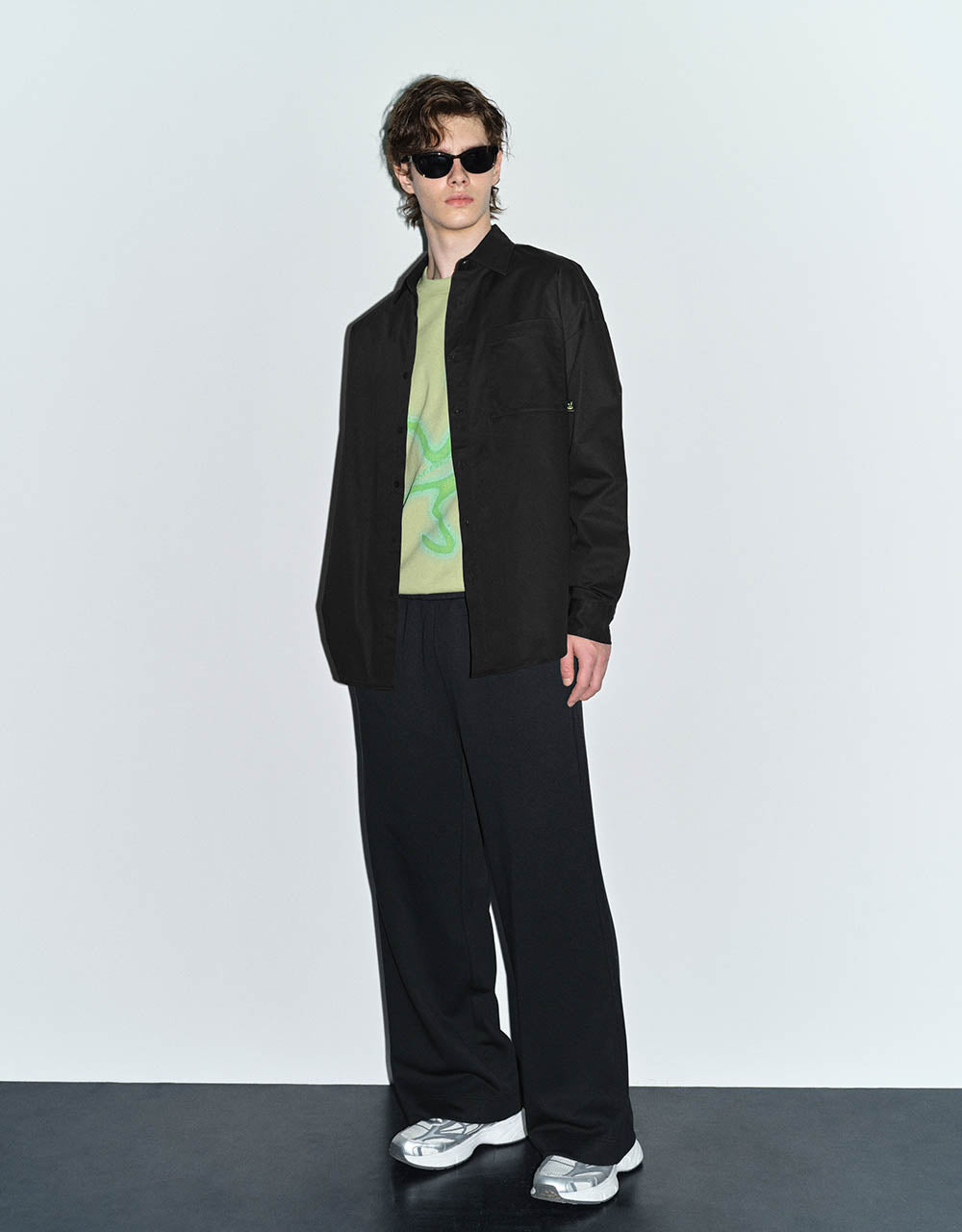 Drop Shoulder Sleeve Oversized Shirt