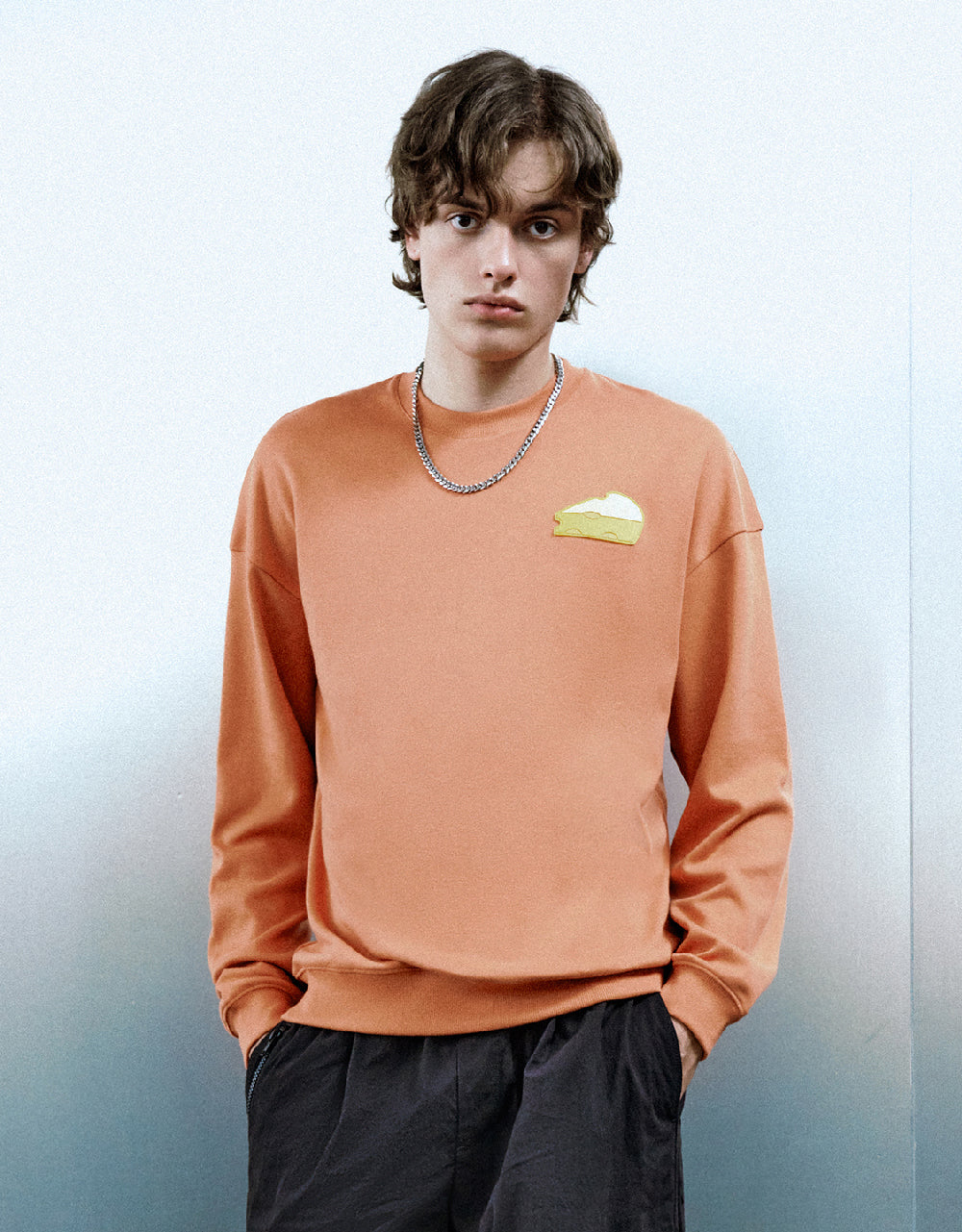 Cheese Printed Sweatshirt