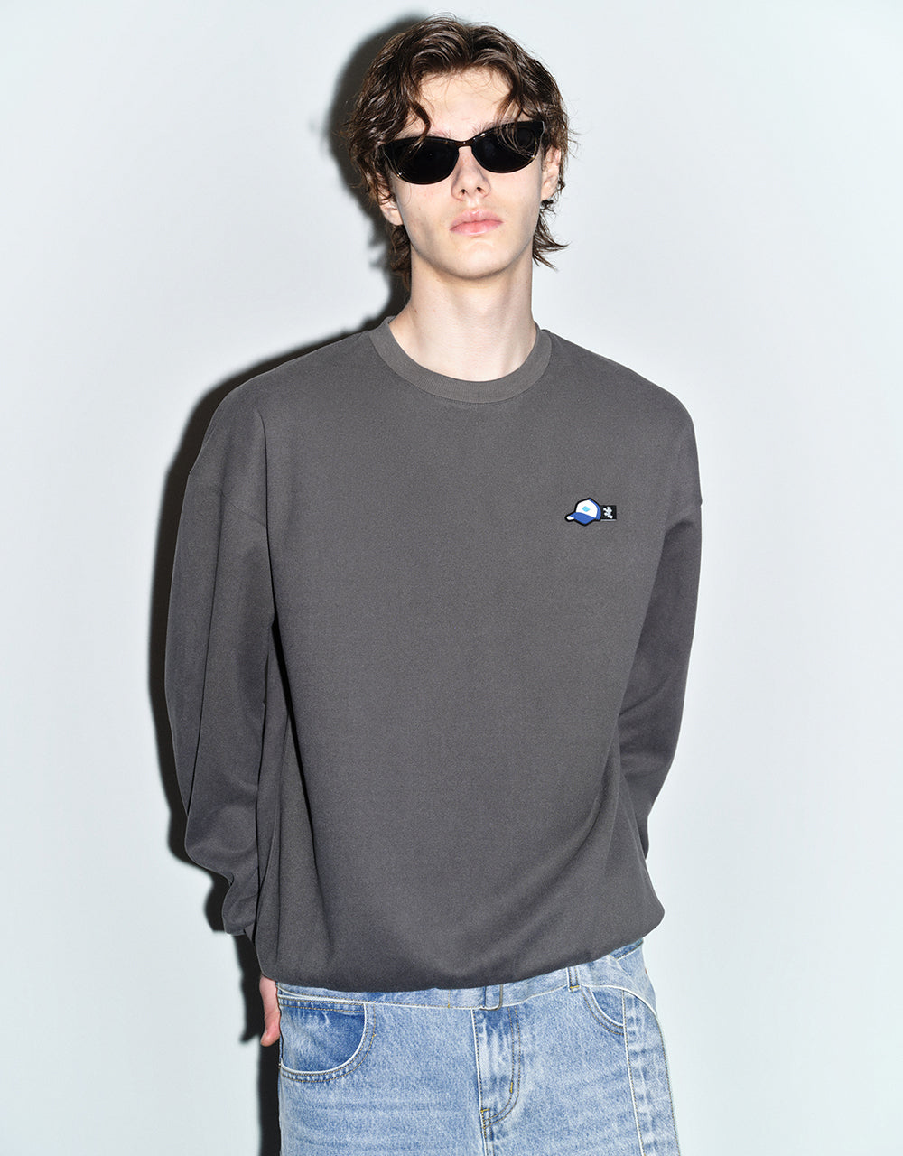 Loose Crew Neck Sweatshirt
