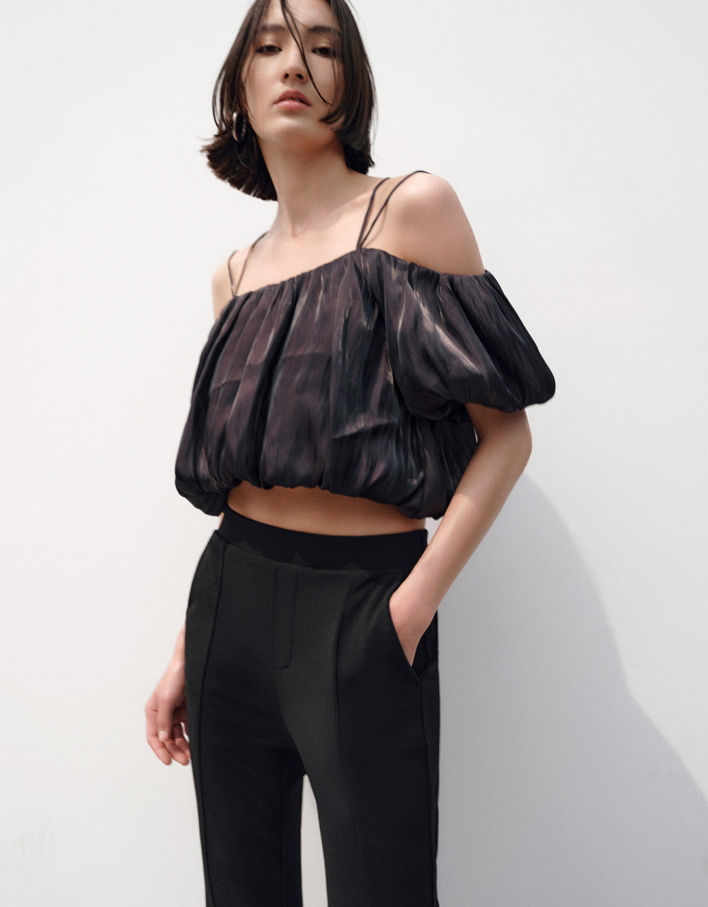 Sleeveless Balloon Overhead Shirt