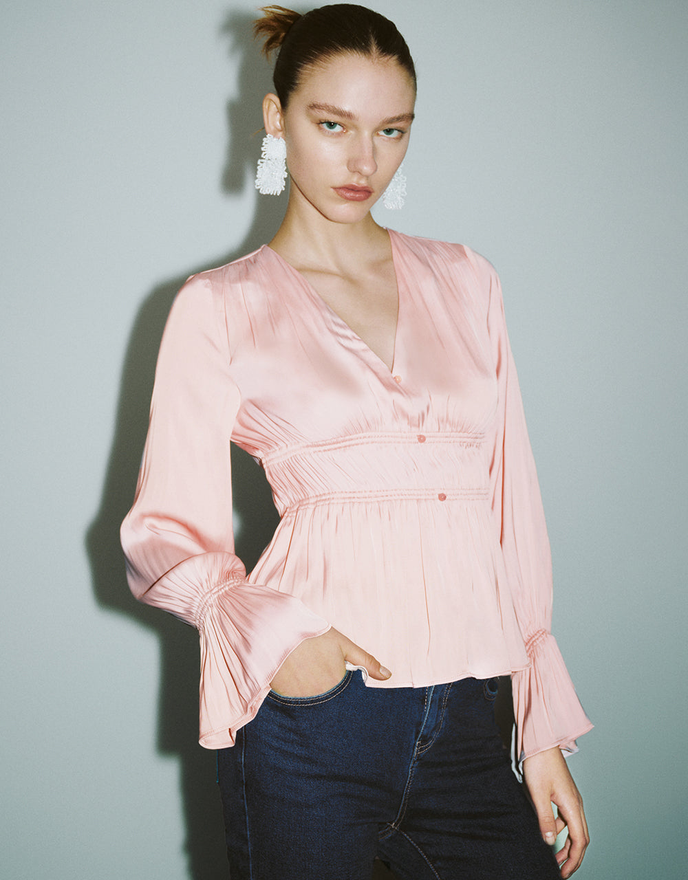 V-Neck Overhead Shirt