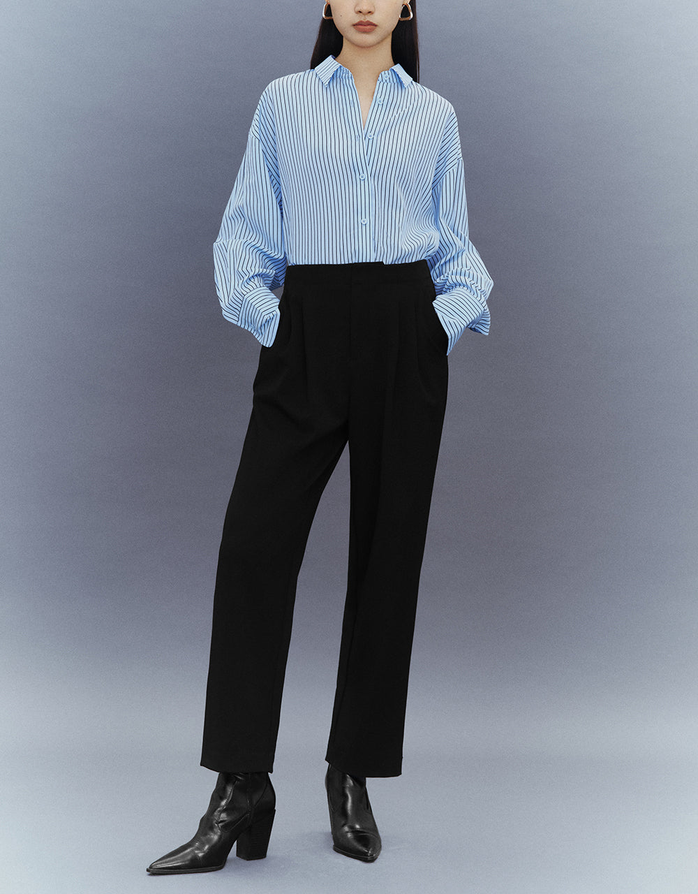 Tailored Carrot Fit Pants