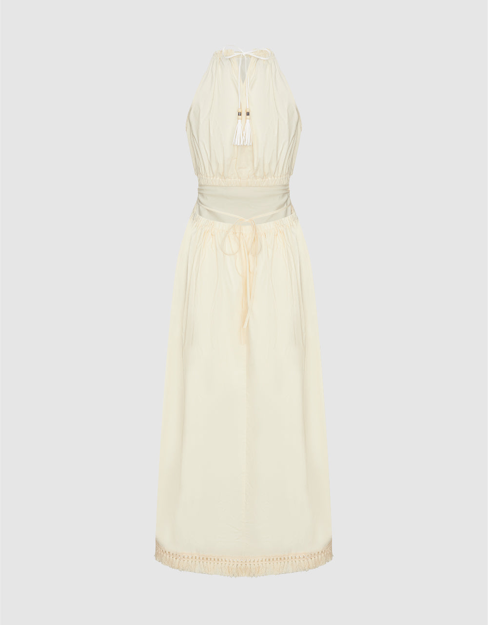 Sleeveless Crew Neck A-Line Dress