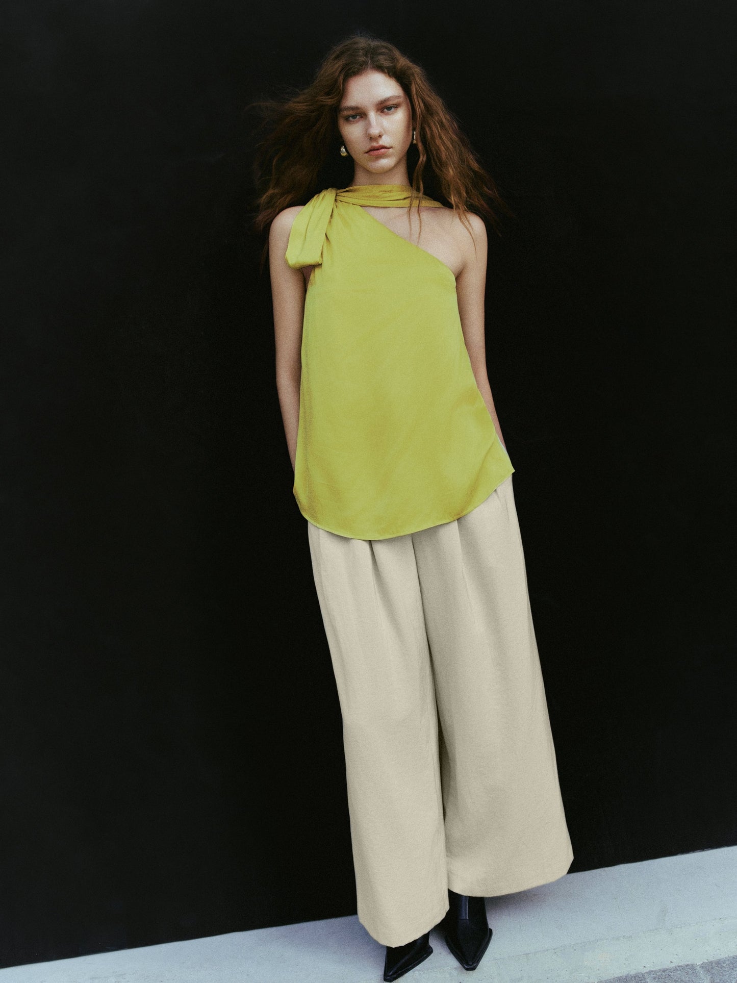 Loose Wide-Leg Pants
