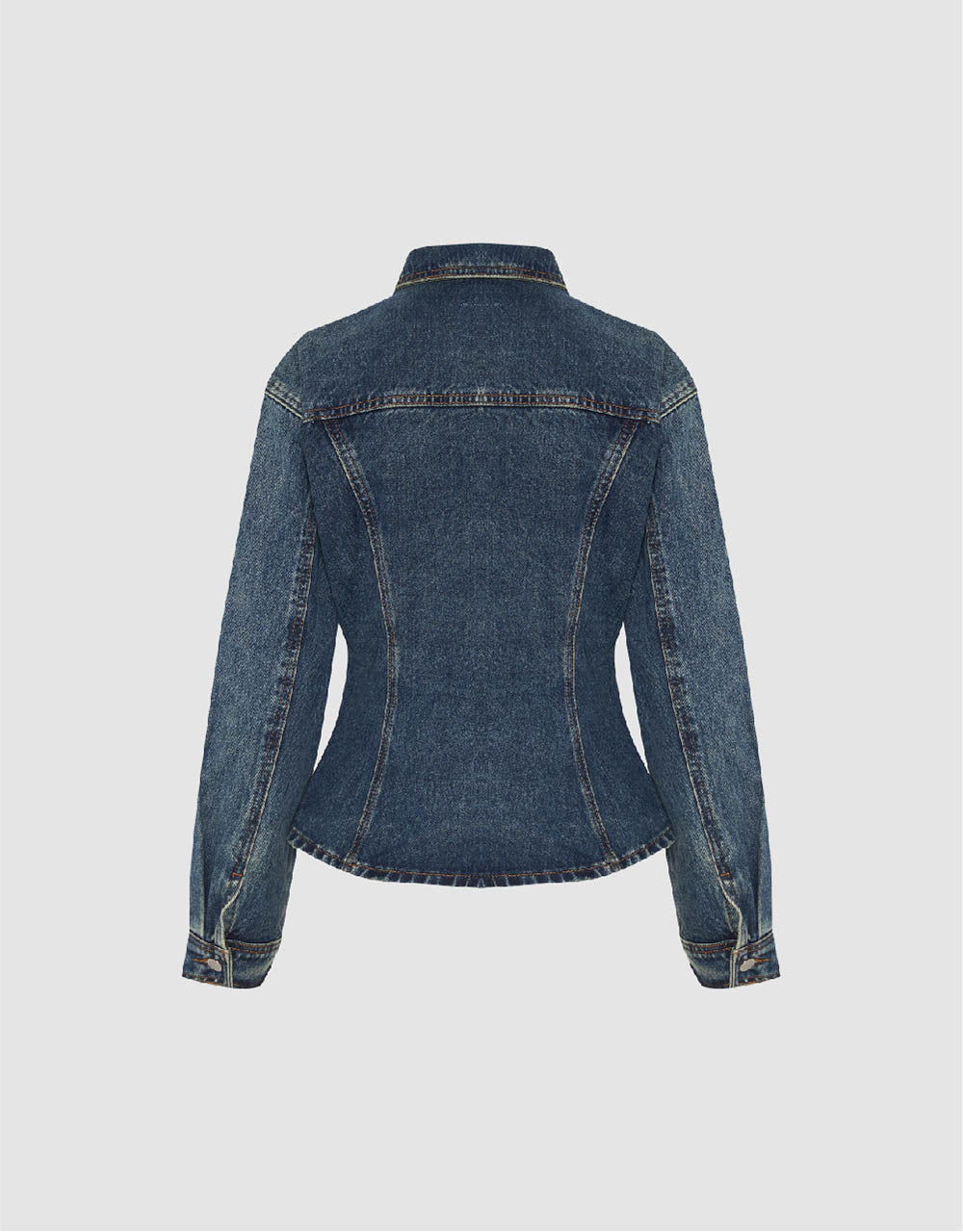 Drop Shoulder Sleeve Denim Jacket
