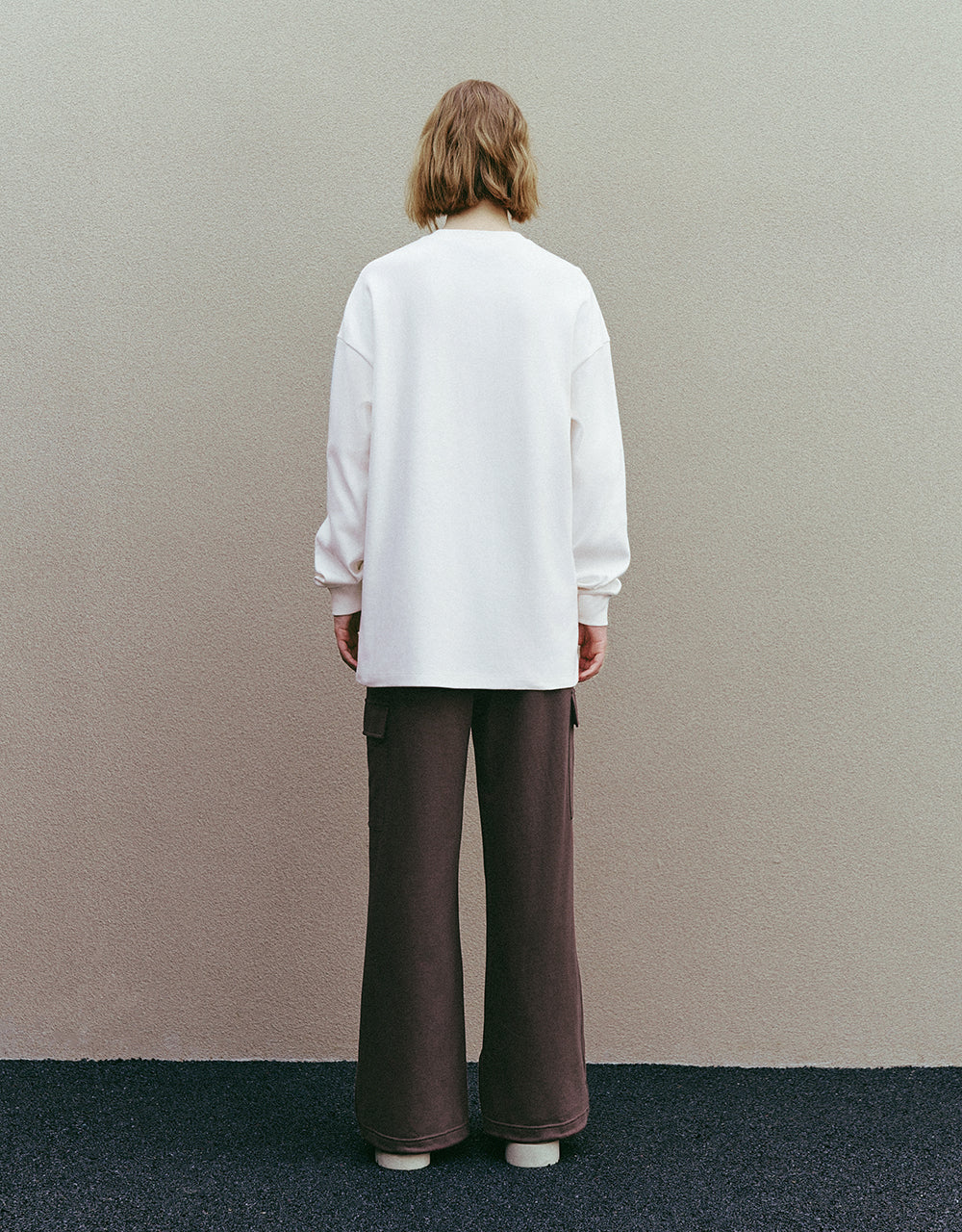 Straight Crew Neck Loose T-Shirt