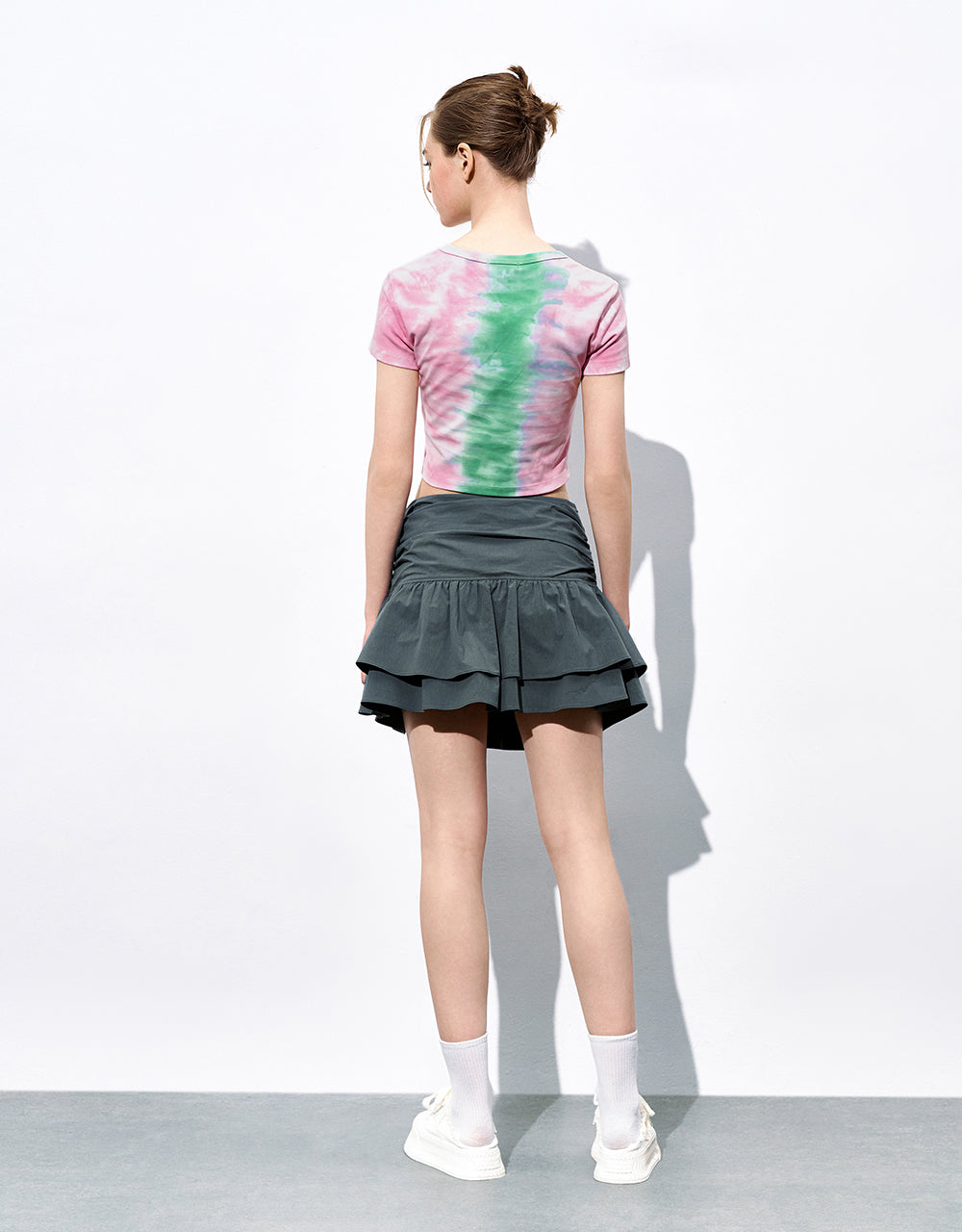 Lace Décor Mini A-Line Skirt