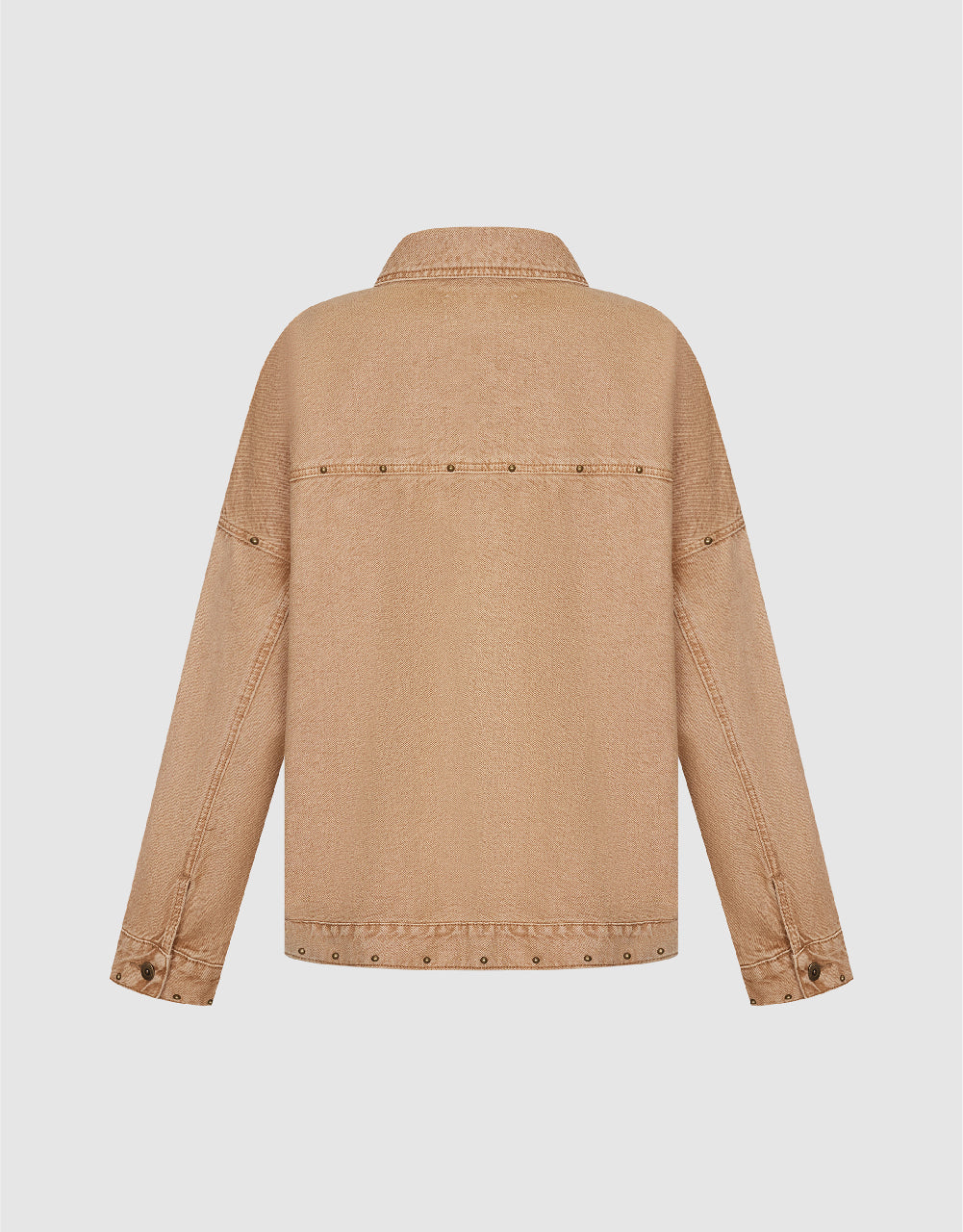 Studded Décor Denim Jacket