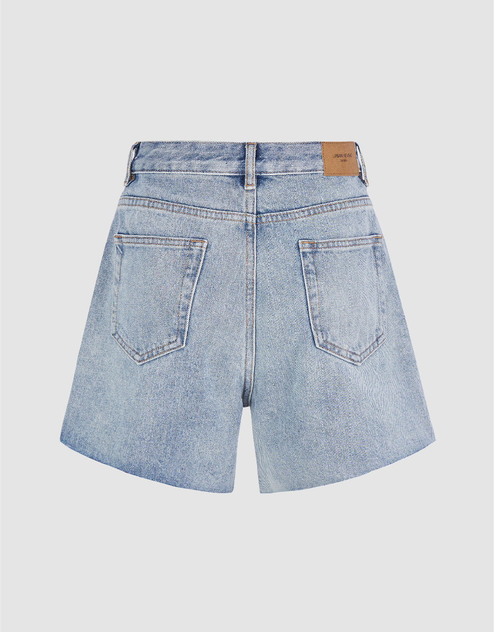 Raw Hem Denim Shorts