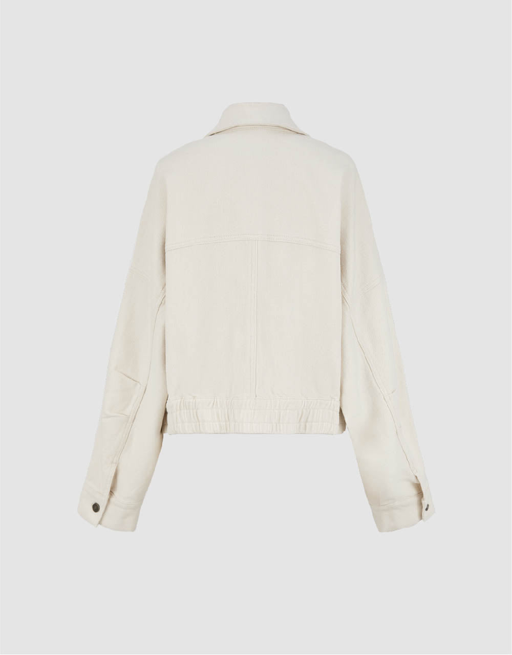 Drop Shoulder Sleeve Denim Jacket