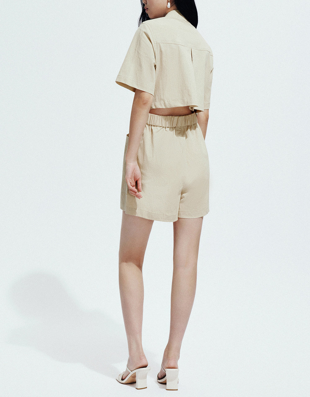 Elastic Waist Jumpsuit